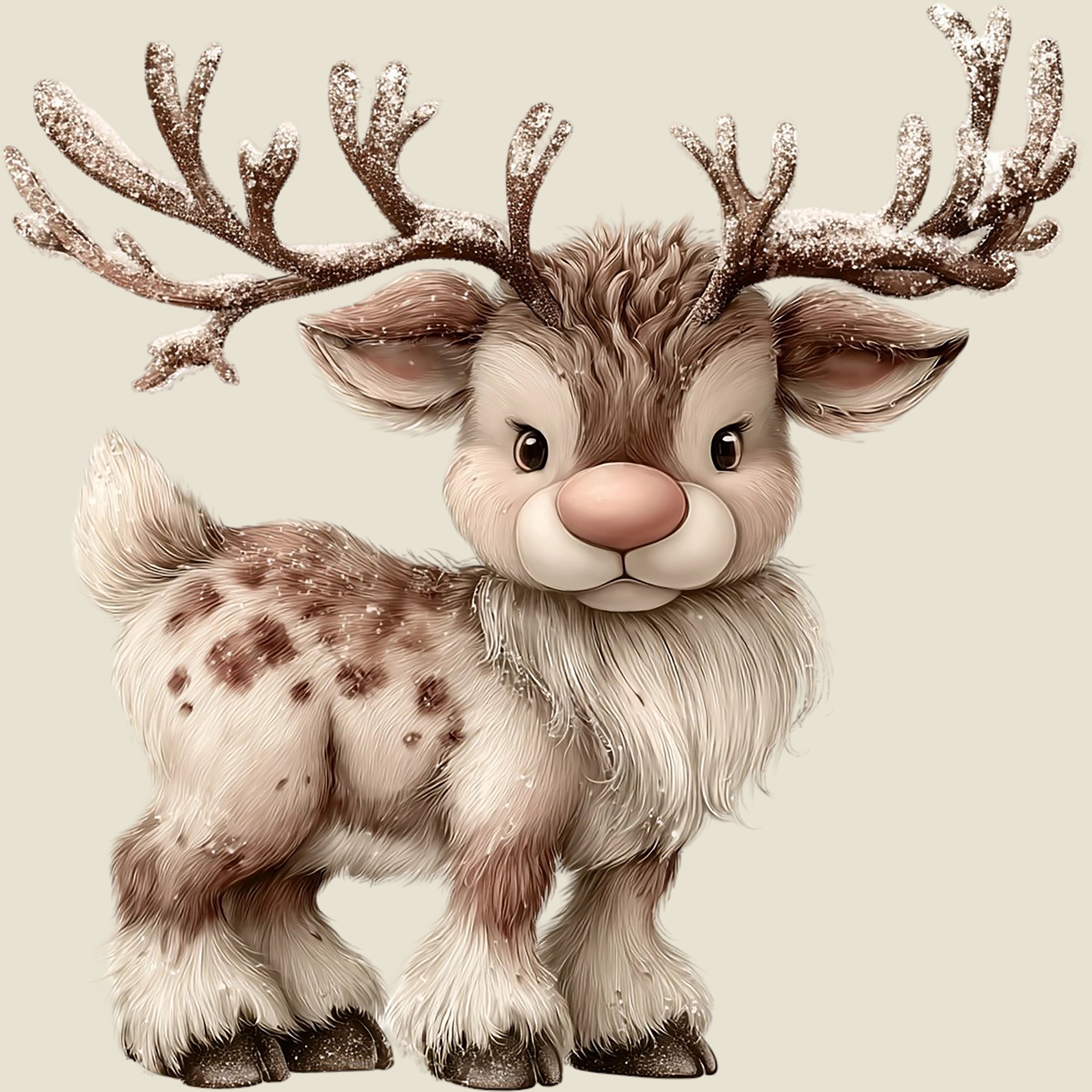 Bügelbild Rentier Nils