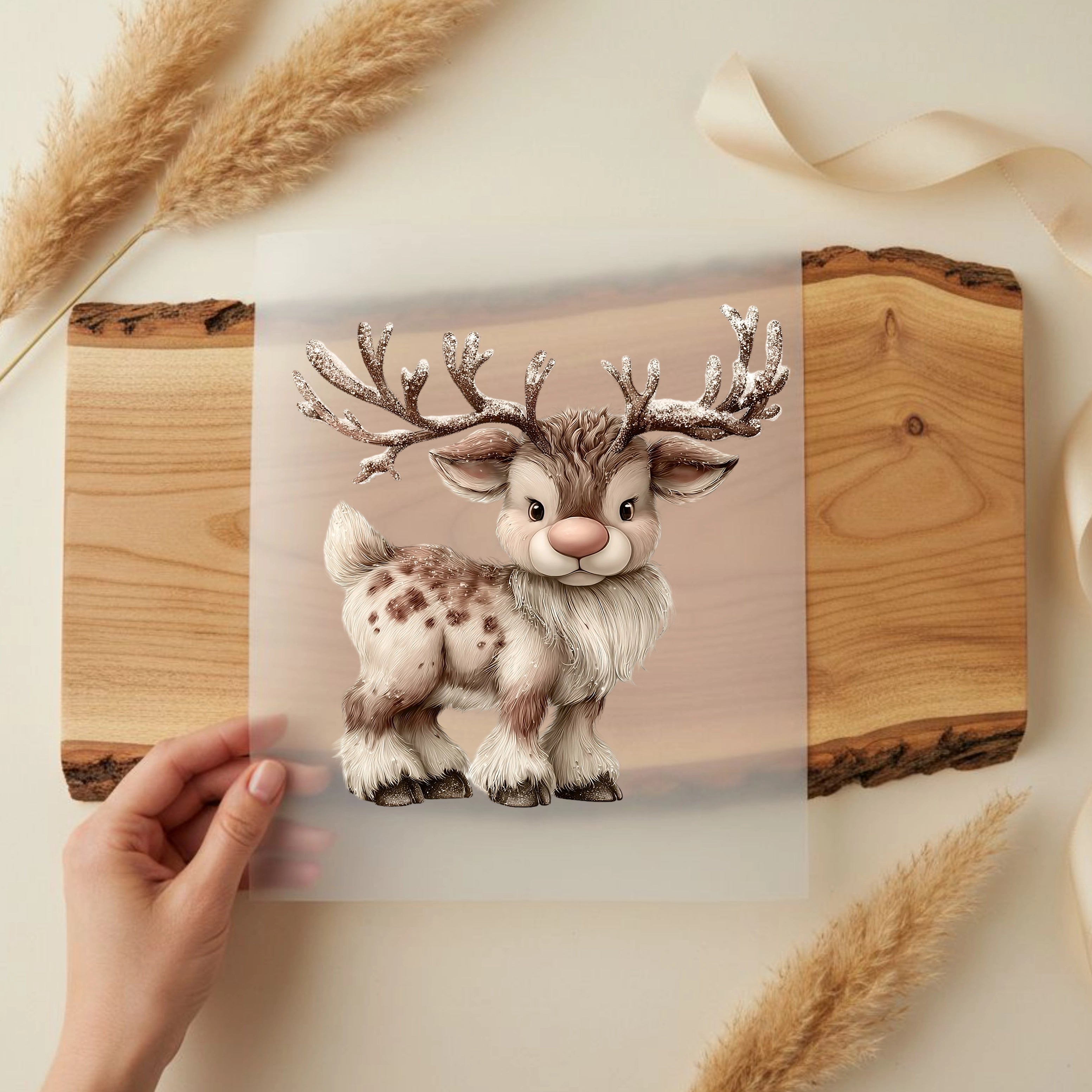 Bügelbild Rentier Nils