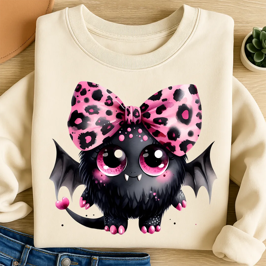 Bügelbild Rosane Fledermaus