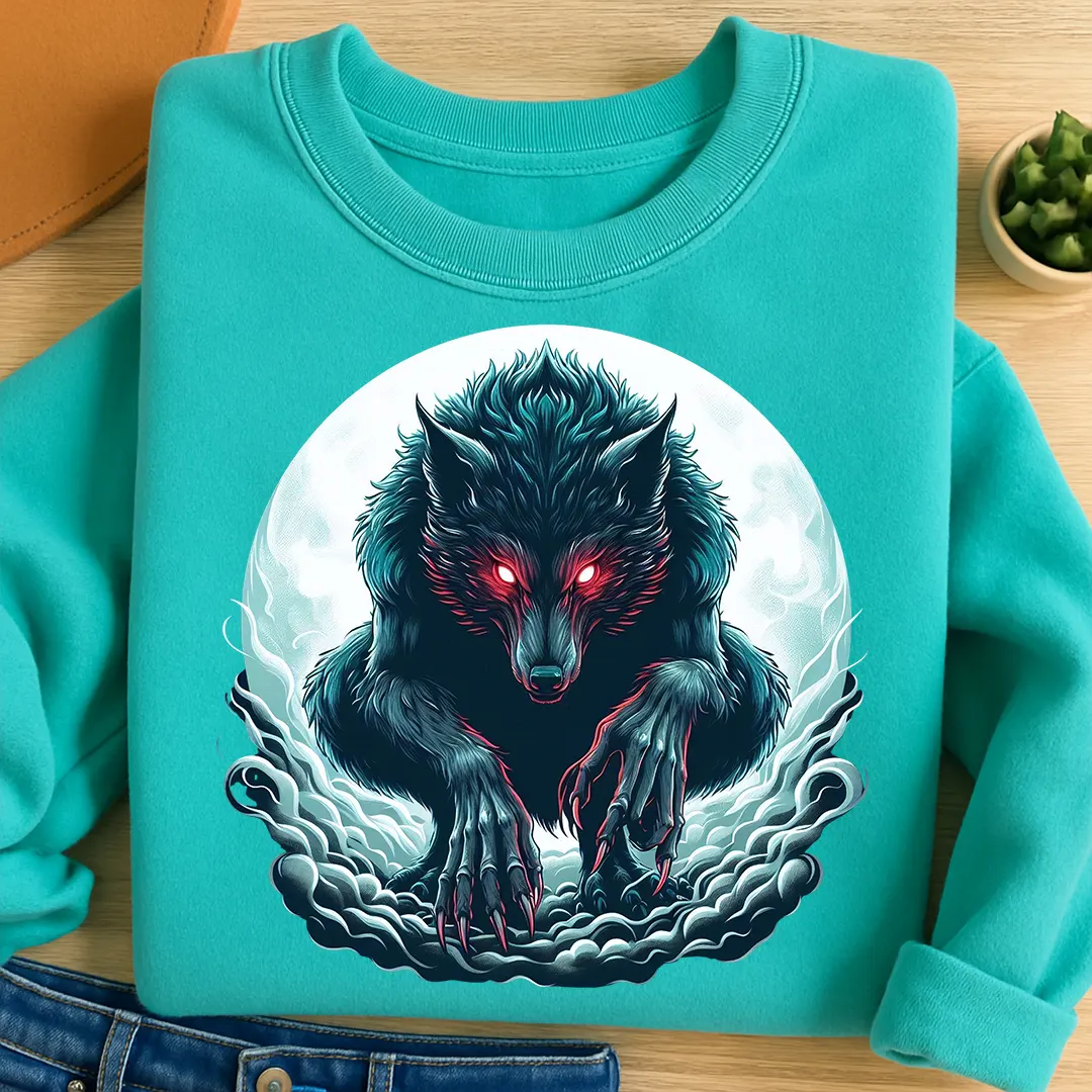 Bügelbild Rotblick Werwolf