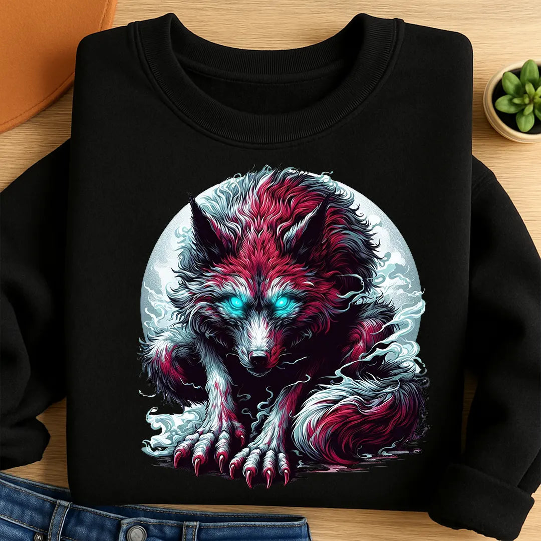 Bügelbild Rotfluch Werwolf