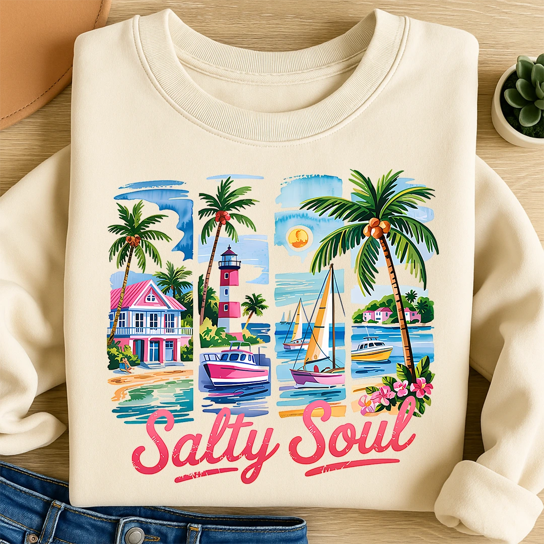 Bügelbild Salty Soul