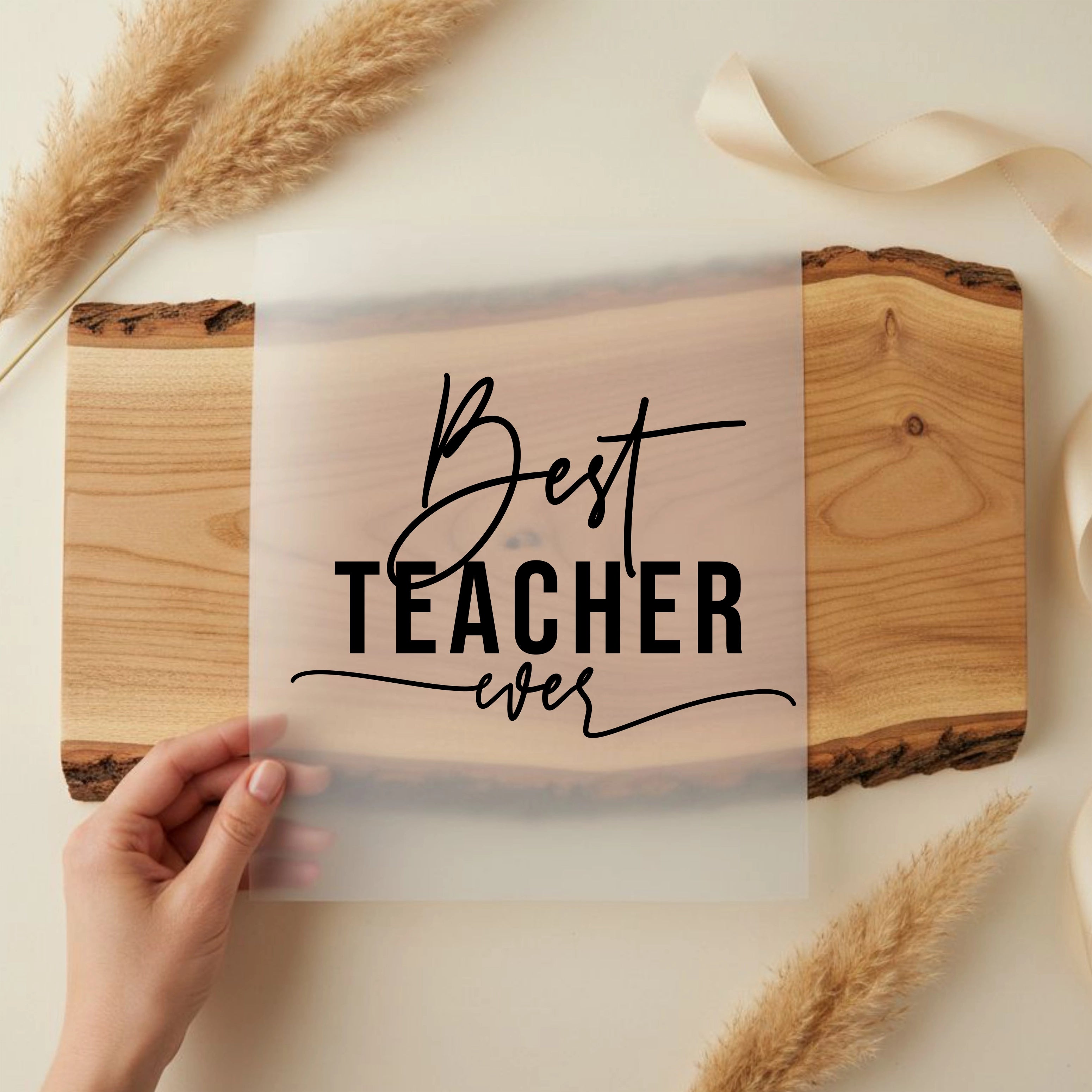 Bügelbild Best Teacher ever