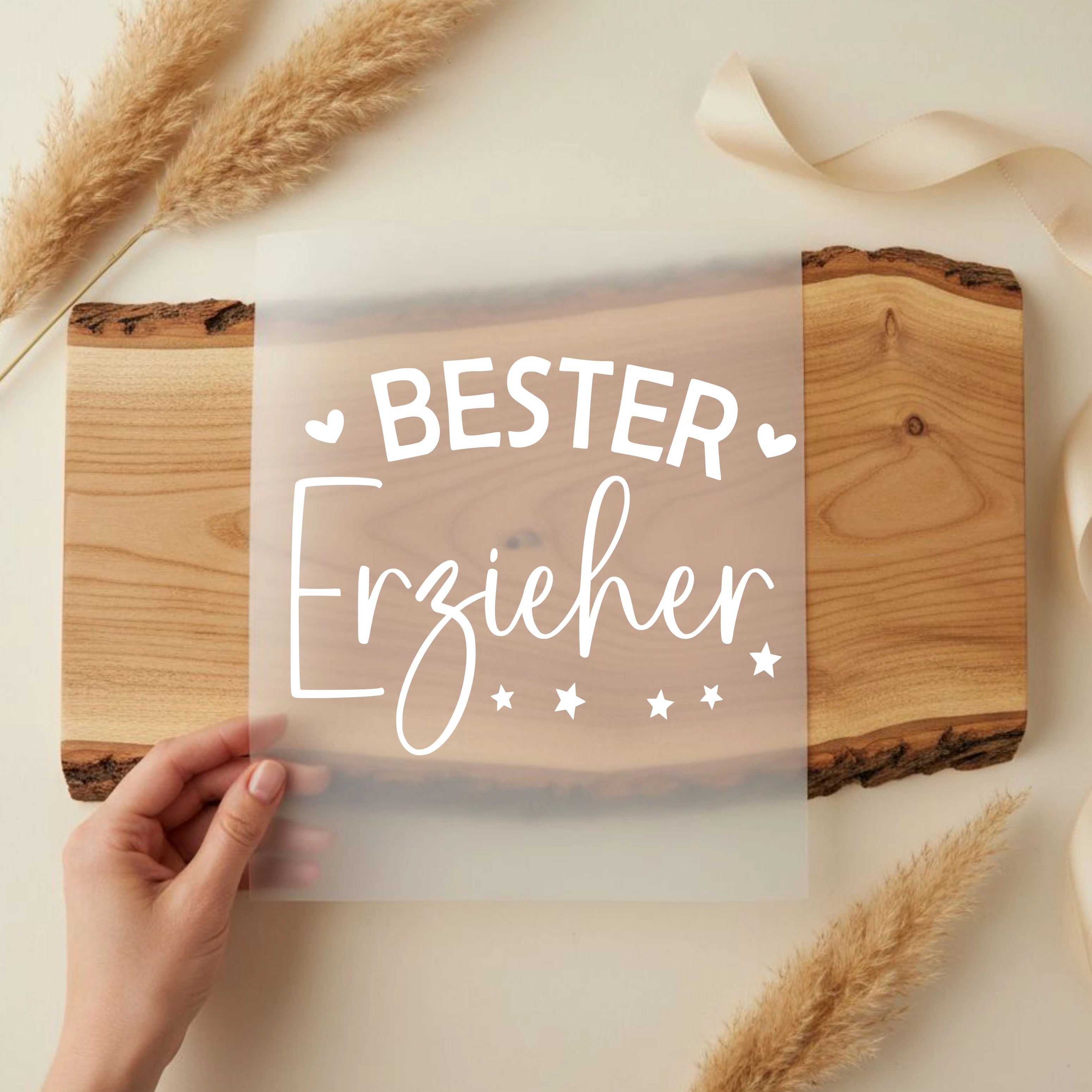 Bügelbild Bester Erzieher