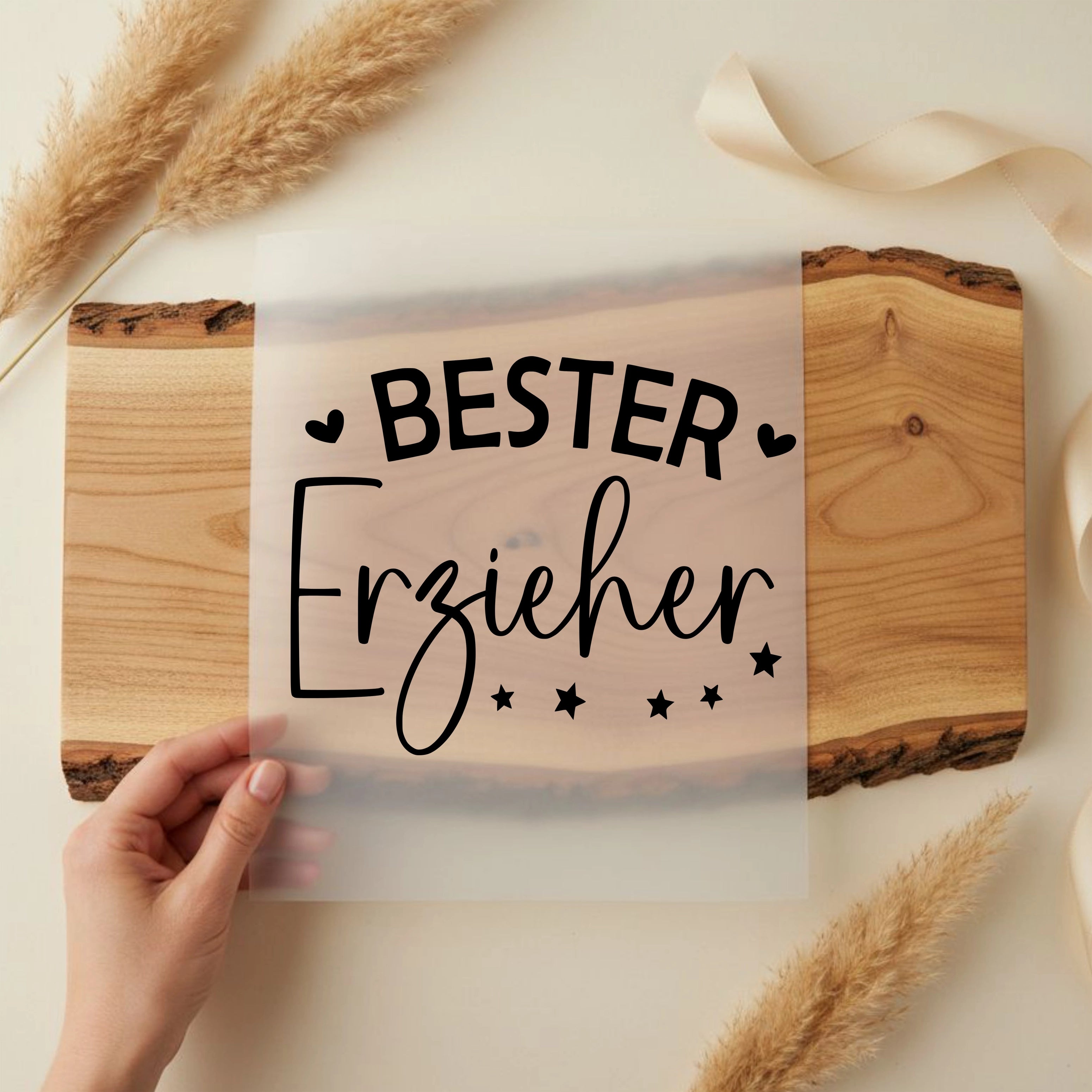 Bügelbild Bester Erzieher