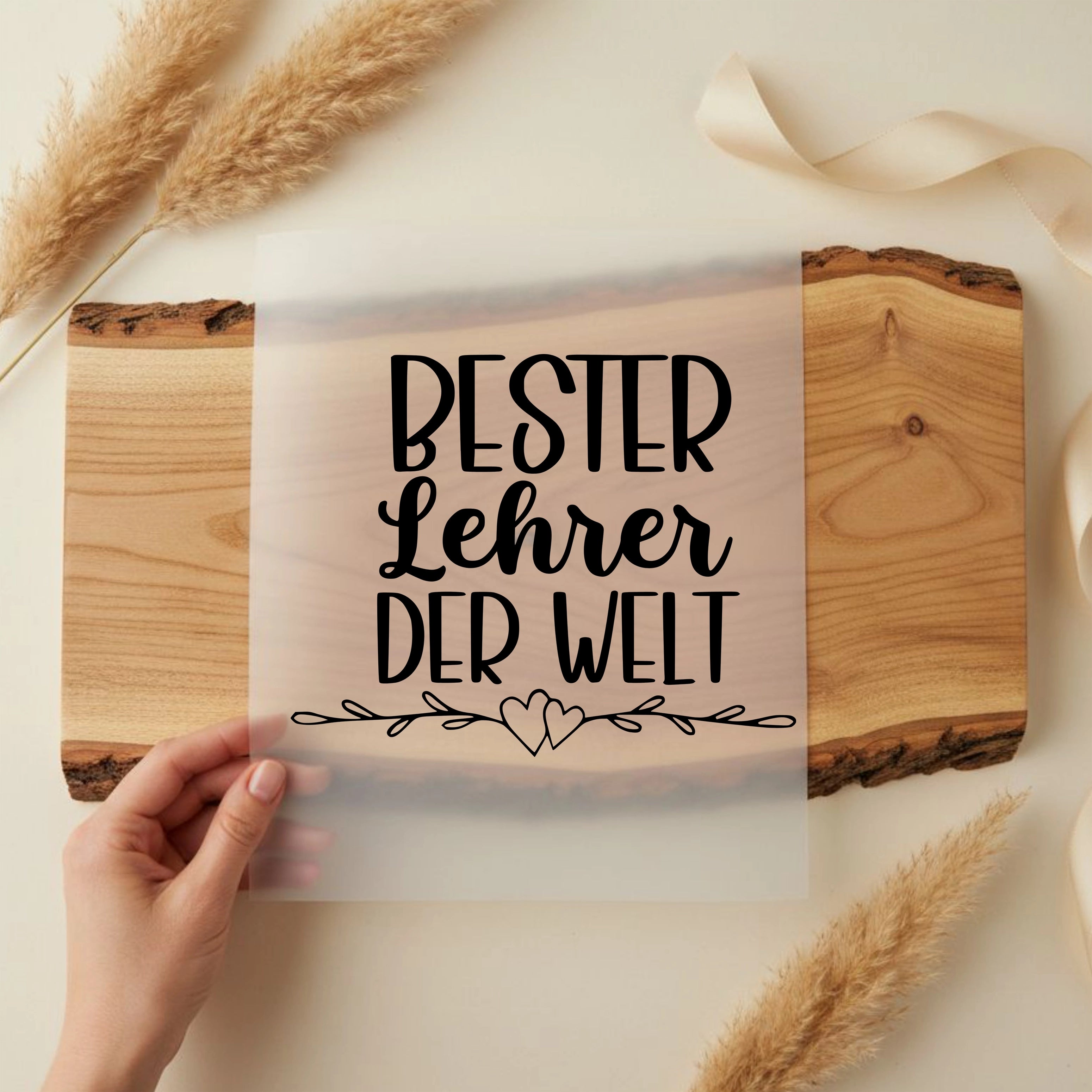 Bügelbild Bester Lehrer der Welt