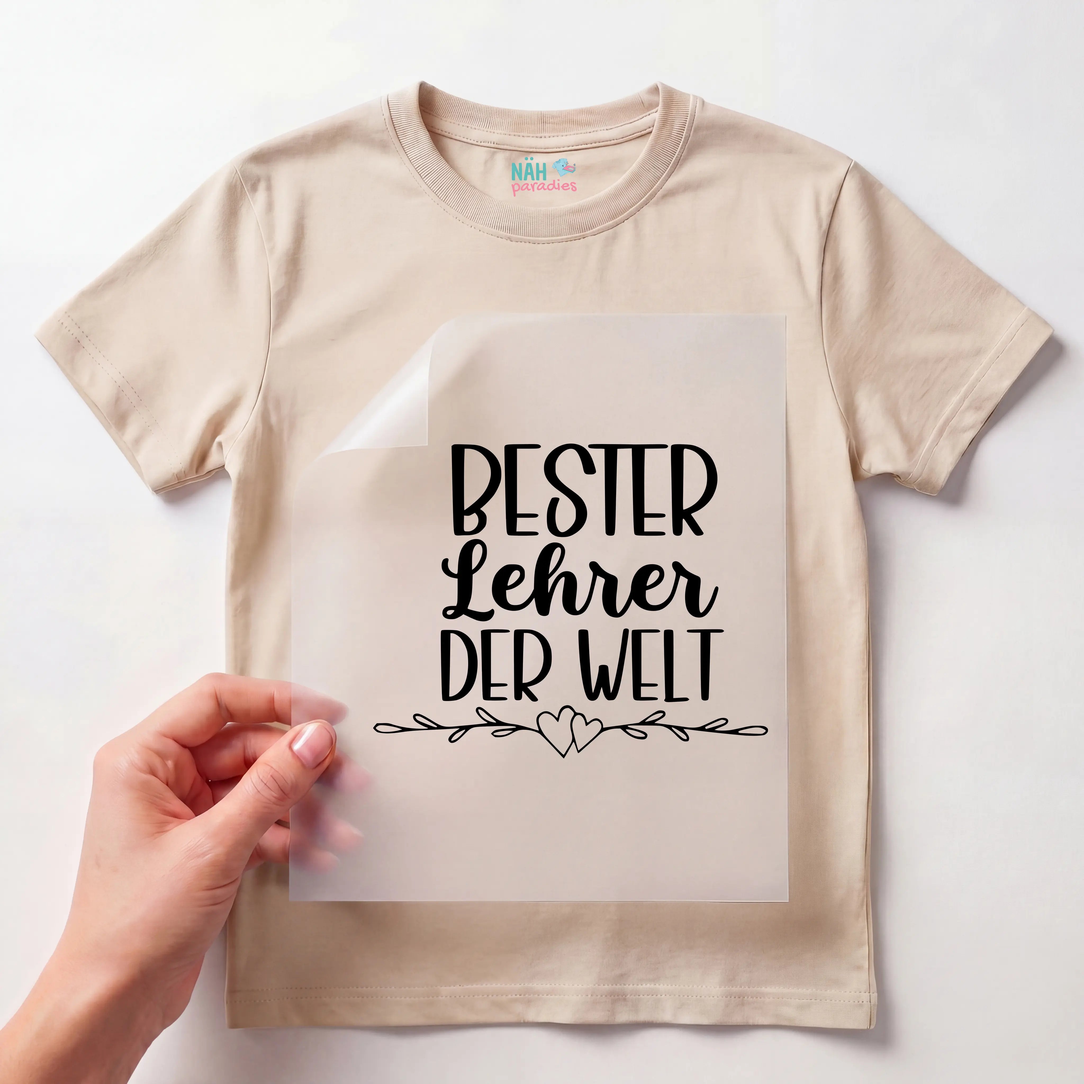 Bügelbild Bester Lehrer der Welt