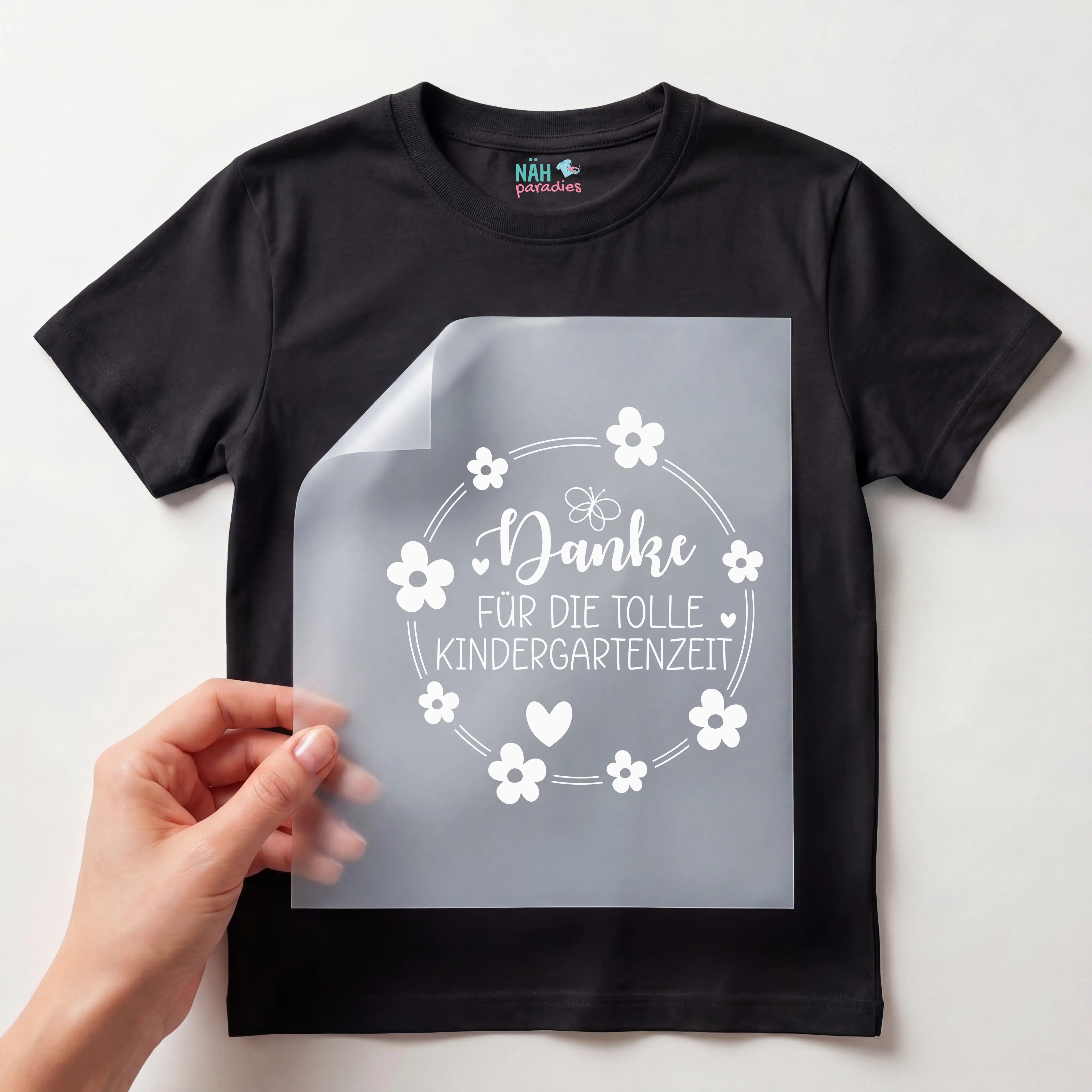 Bügelbild Danke Kindergartenzeit
