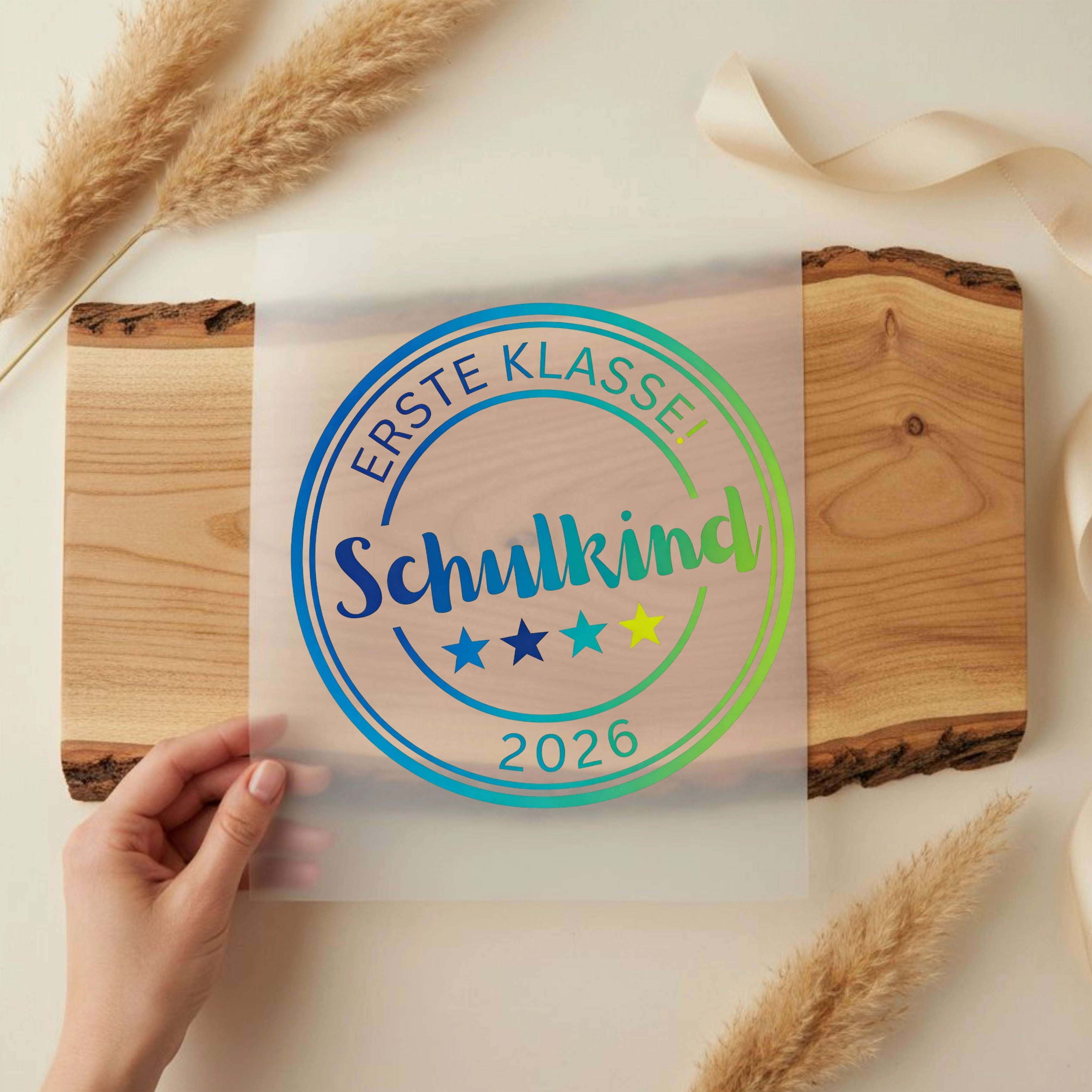 Bügelbild Erste Klasse Kreis