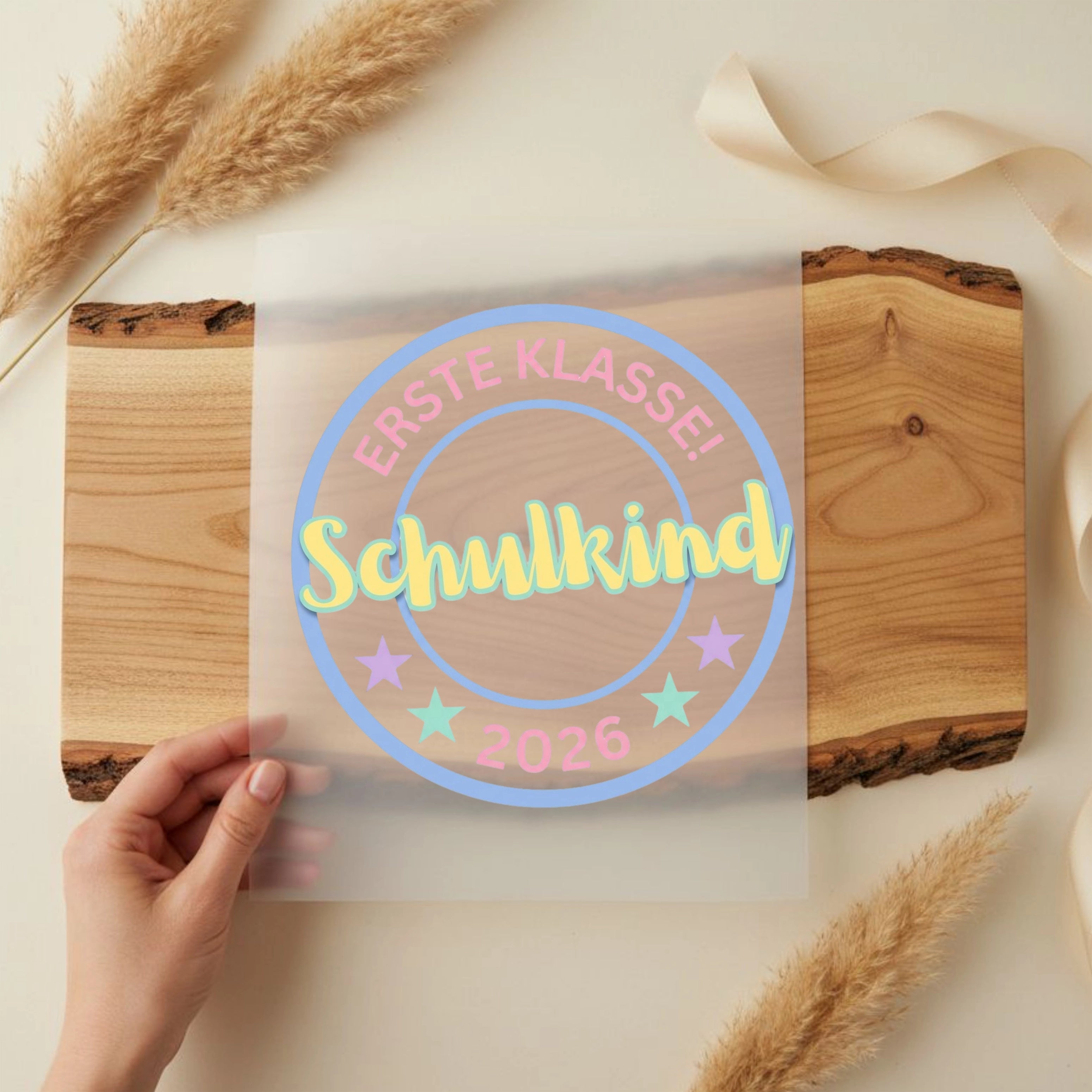 Bügelbild Erste Klasse Kreis