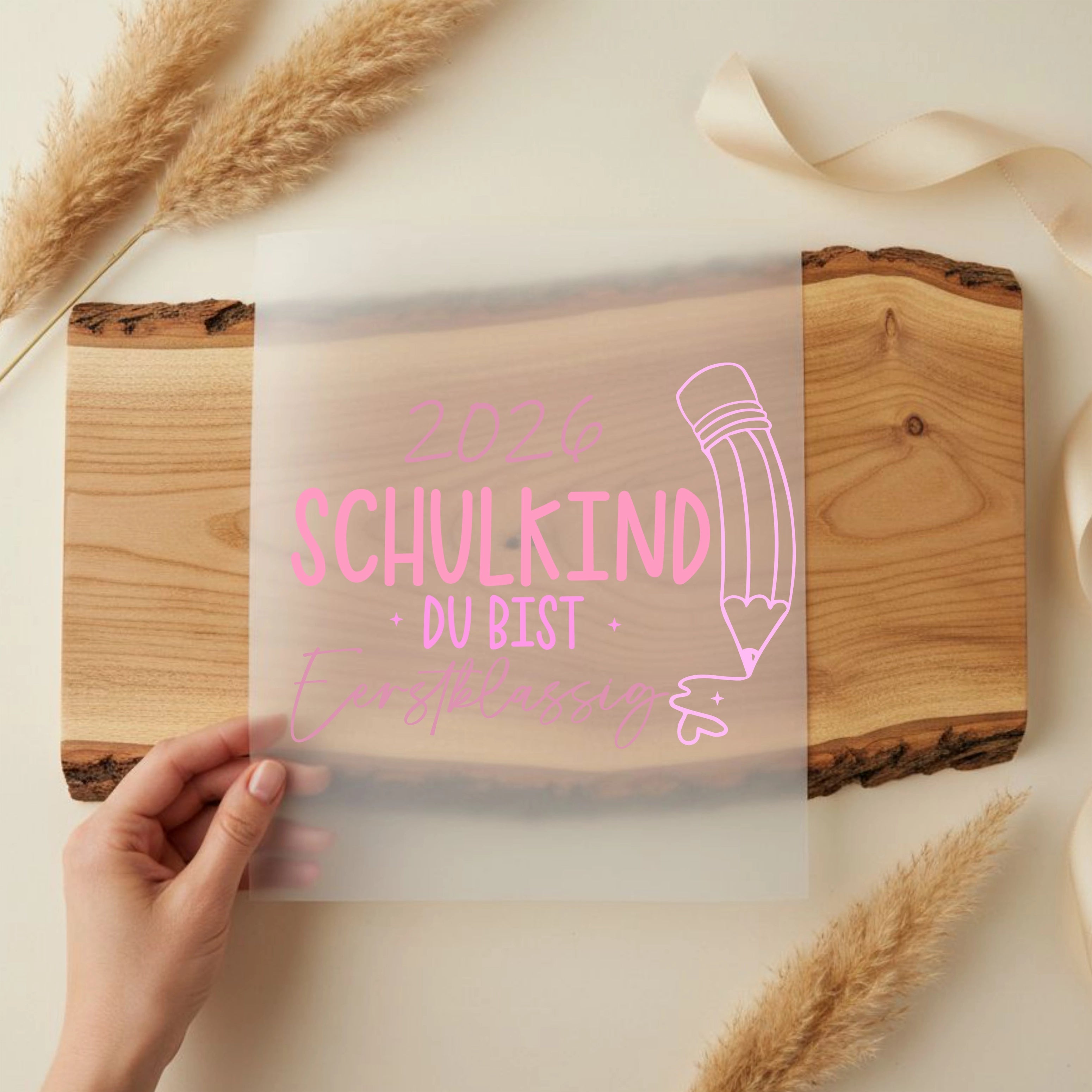 Bügelbild Schulkind du bist Erstklassig