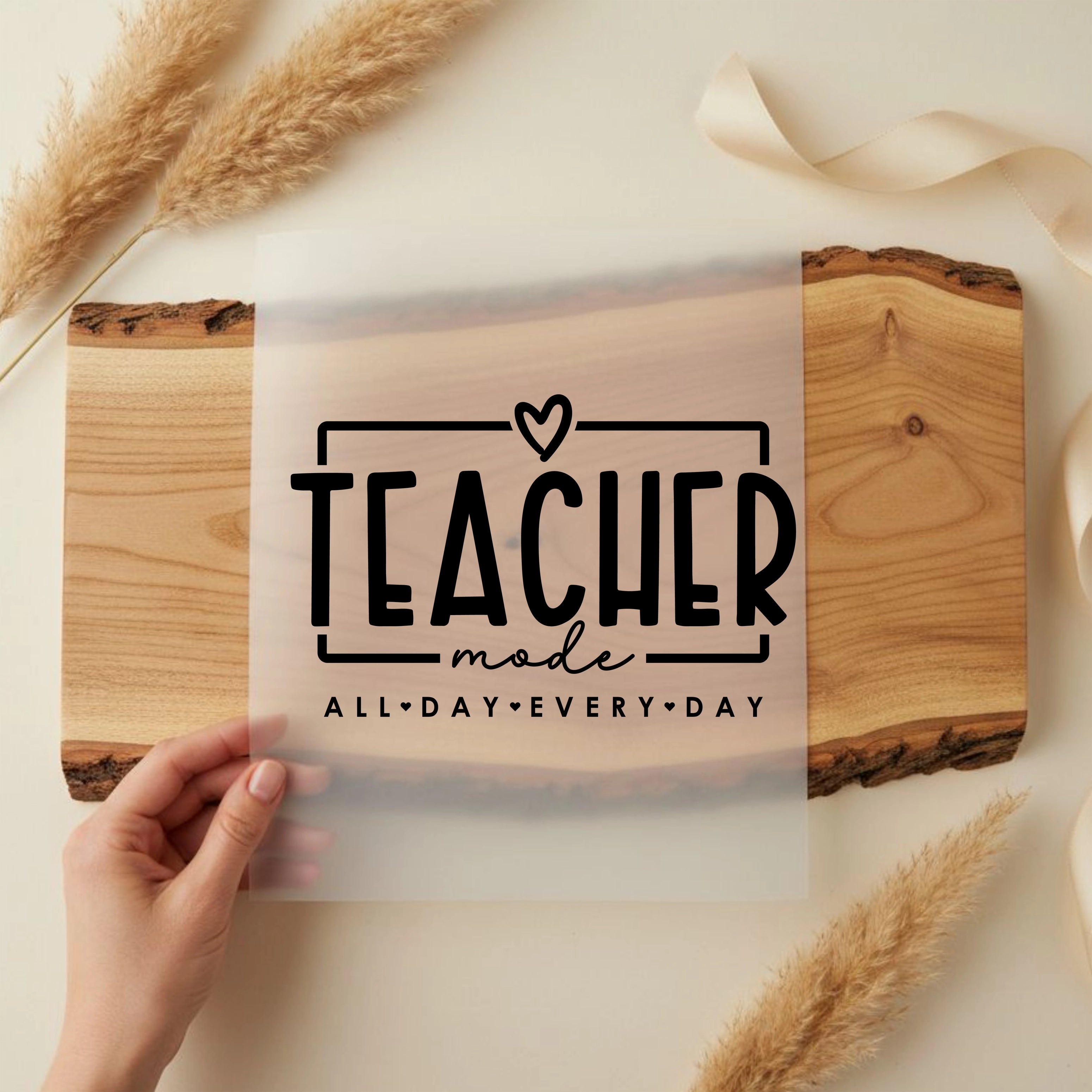 Bügelbild Teacher Mode