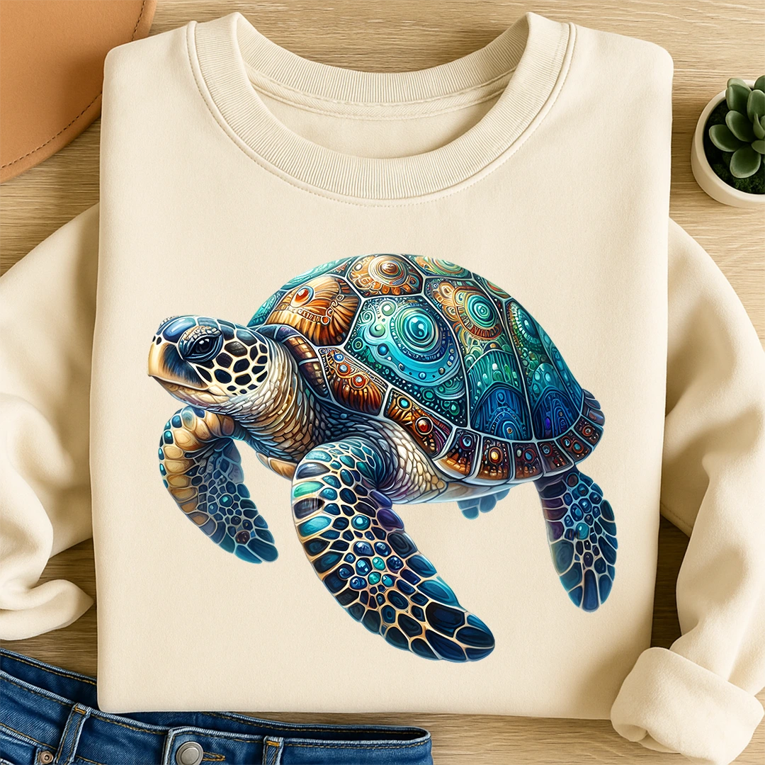 Bügelbild Schildkröte Azura Panzer aus Träumen