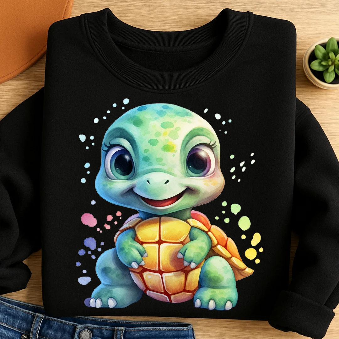 Bügelbild Schildkröte Knirpsi