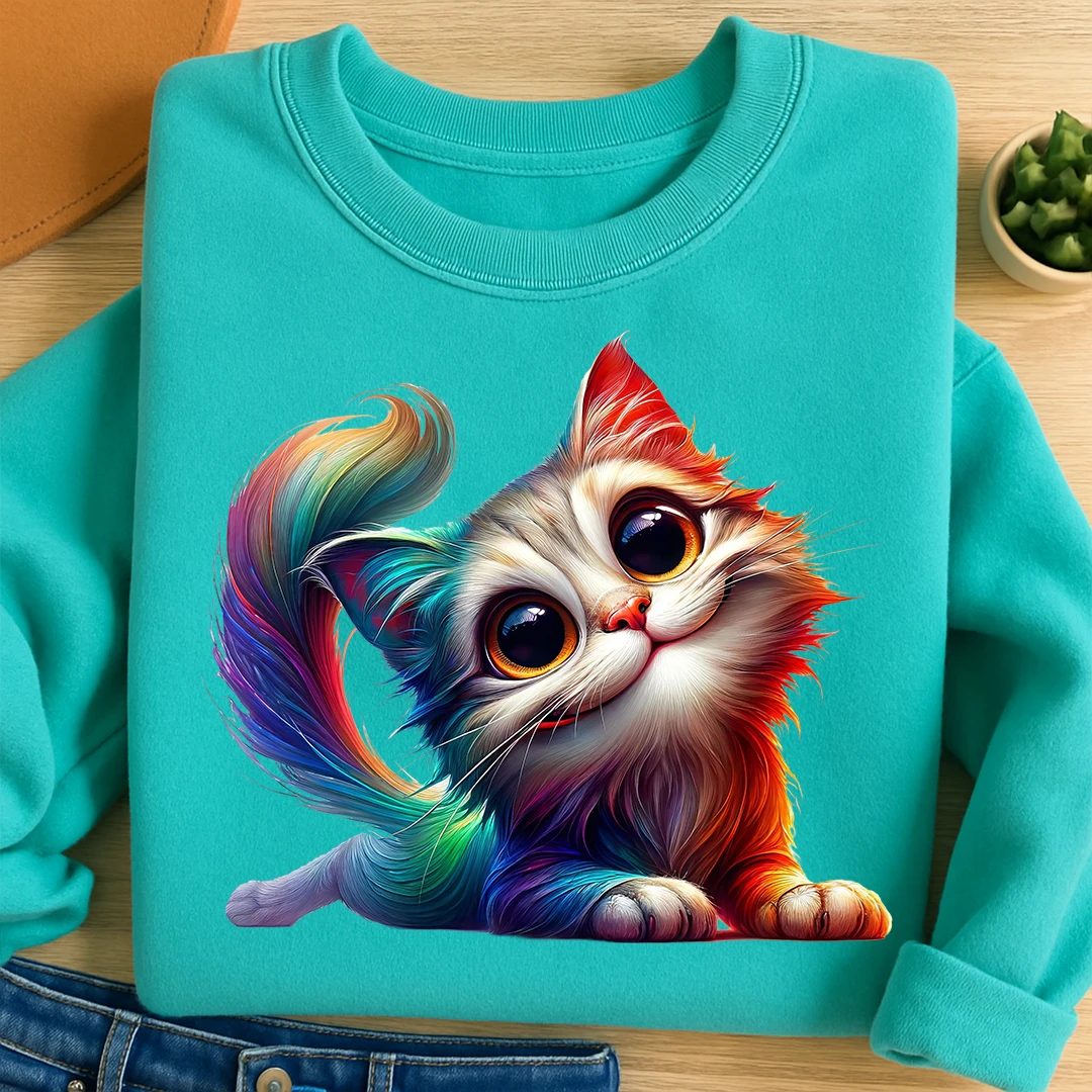 Bügelbild Schmusekatze