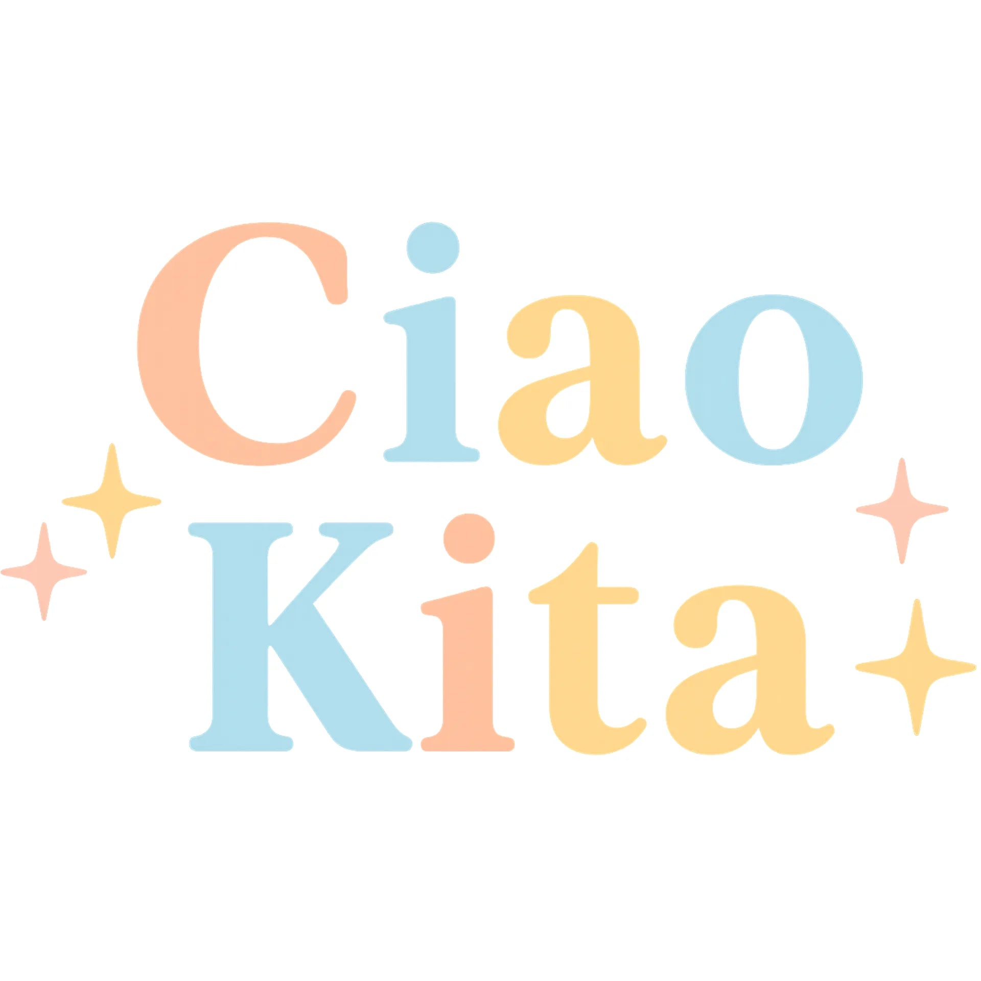Bügelbild Ciao Kita Pastel - S