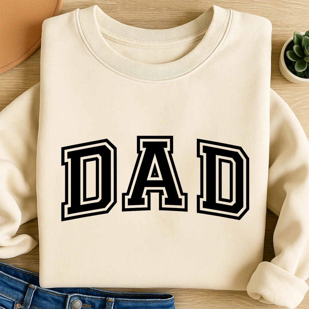 Bügelbild Schriftzug Dad