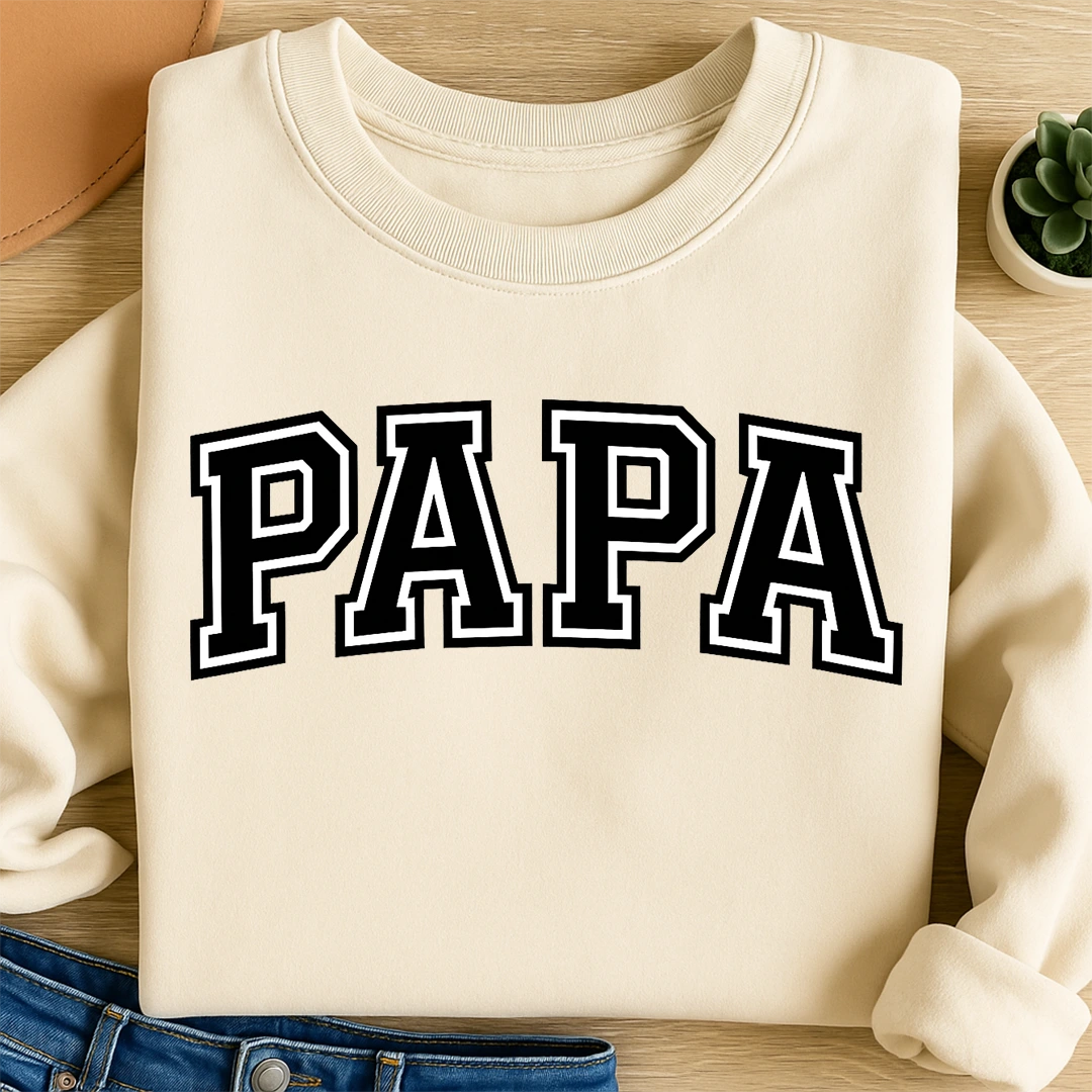 Bügelbild Schriftzug Papa
