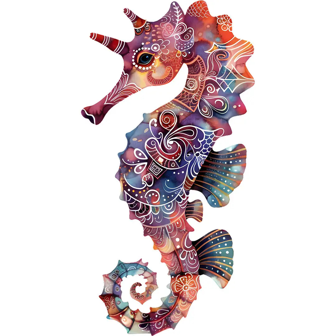 Bügelbild Seepferdchen Boho Ocean Spirit - S