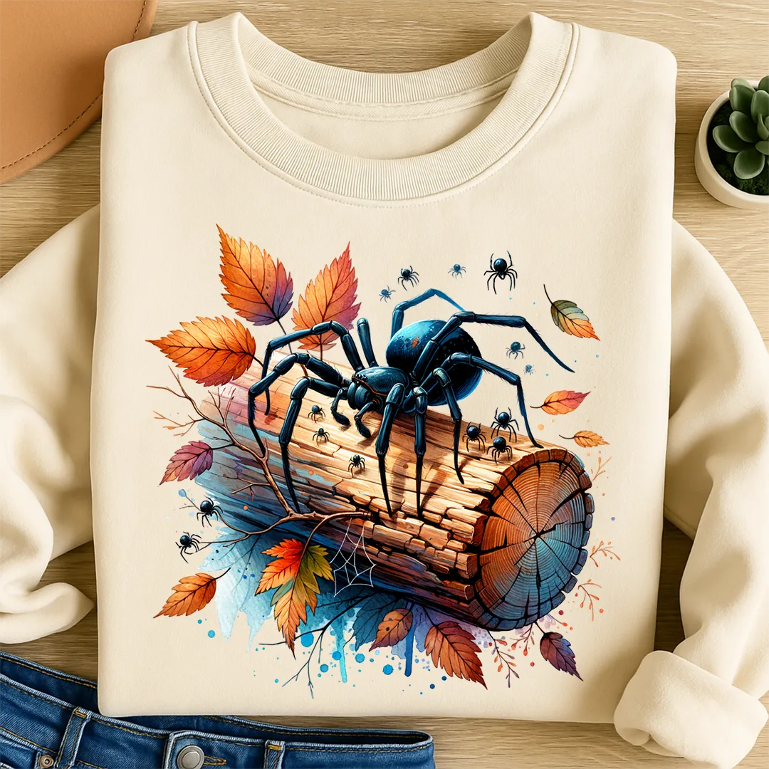 Bügelbild Spinne Laubkrabbler