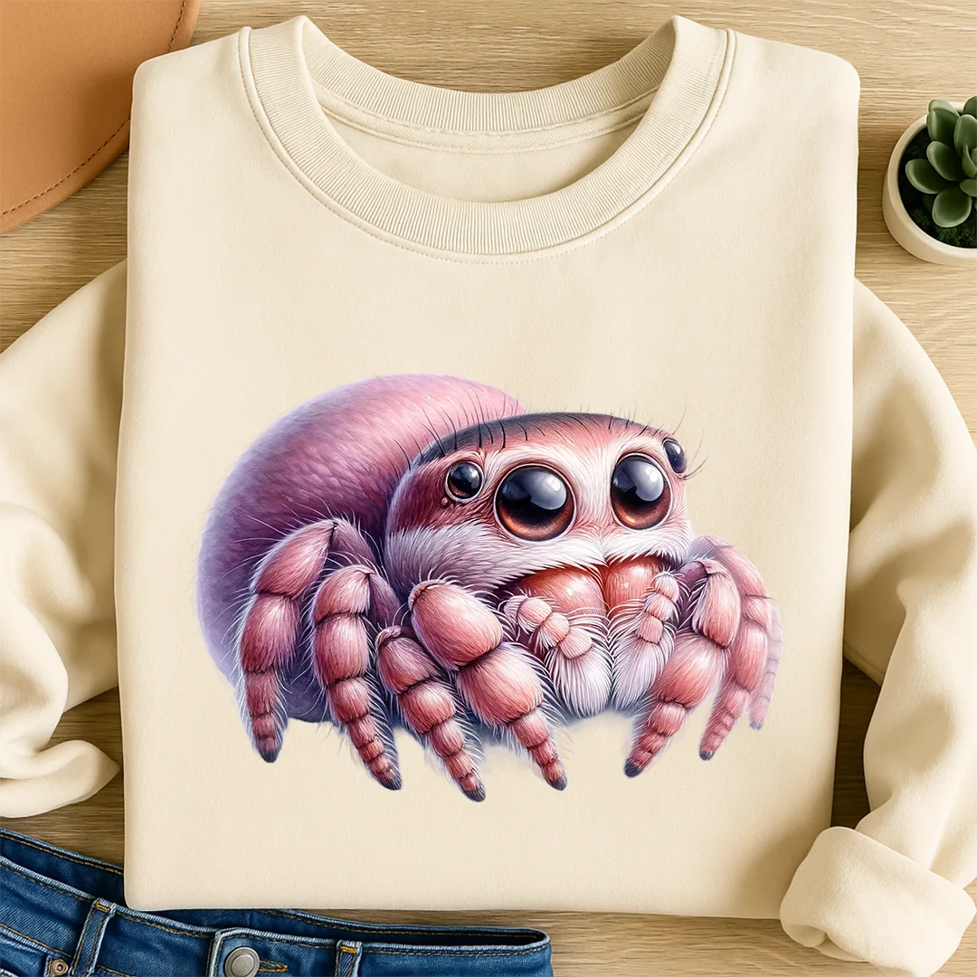 Bügelbild Spinne Schmusi