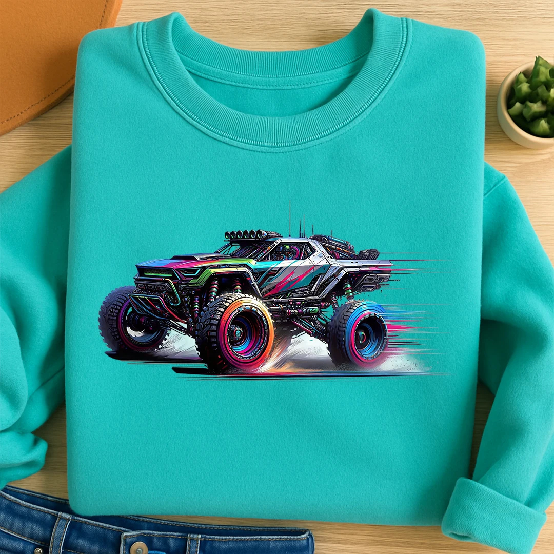 Bügelbild Splash Racer Truck
