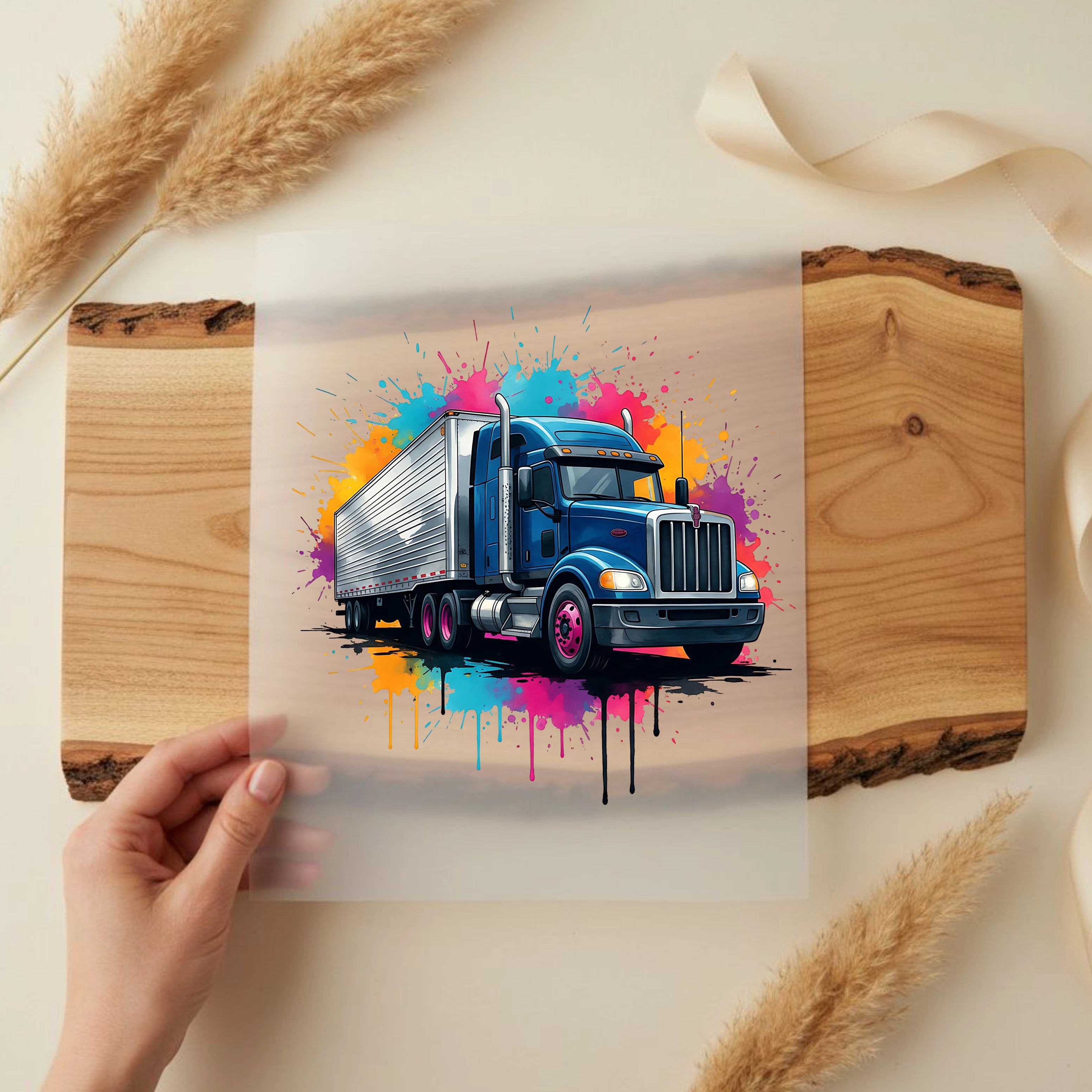 Bügelbild Splash Truck