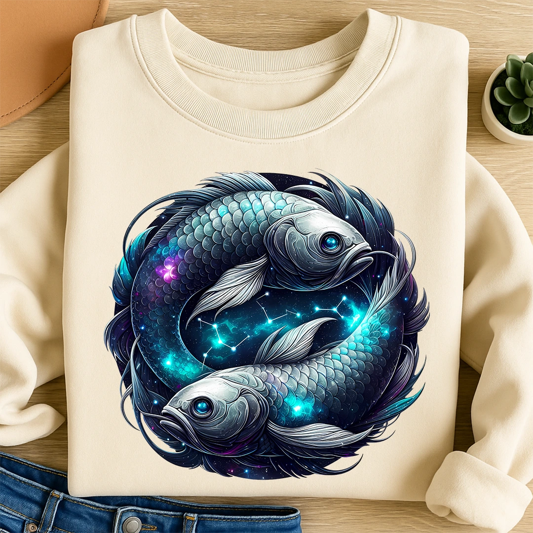 Bügelbild Sternzeichen Galaktische Fische