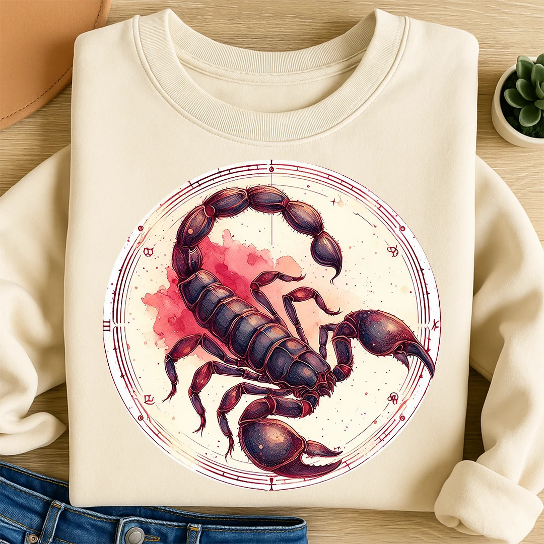 Bügelbild Sternzeichen Skorpion