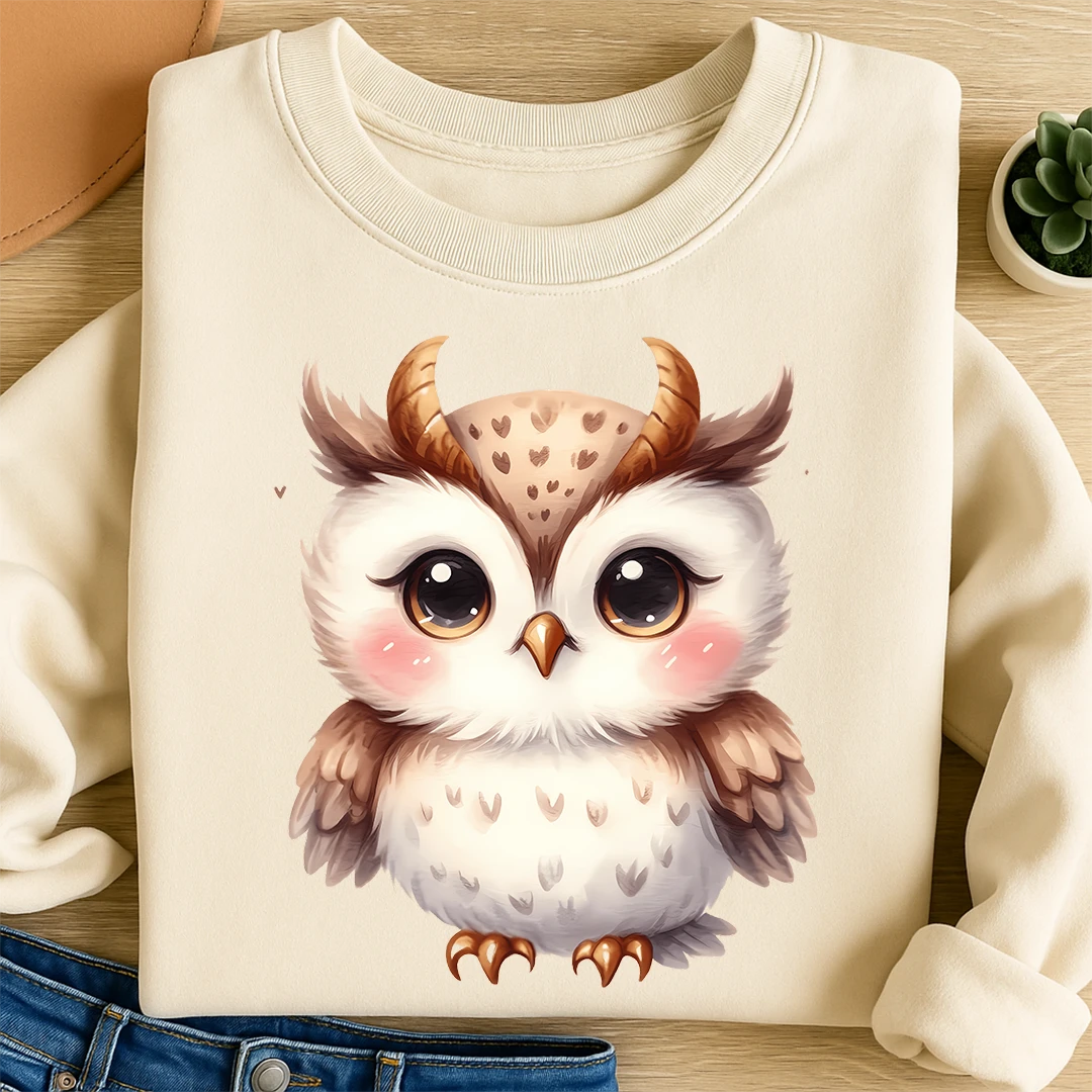 Bügelbild Süße Babyeule