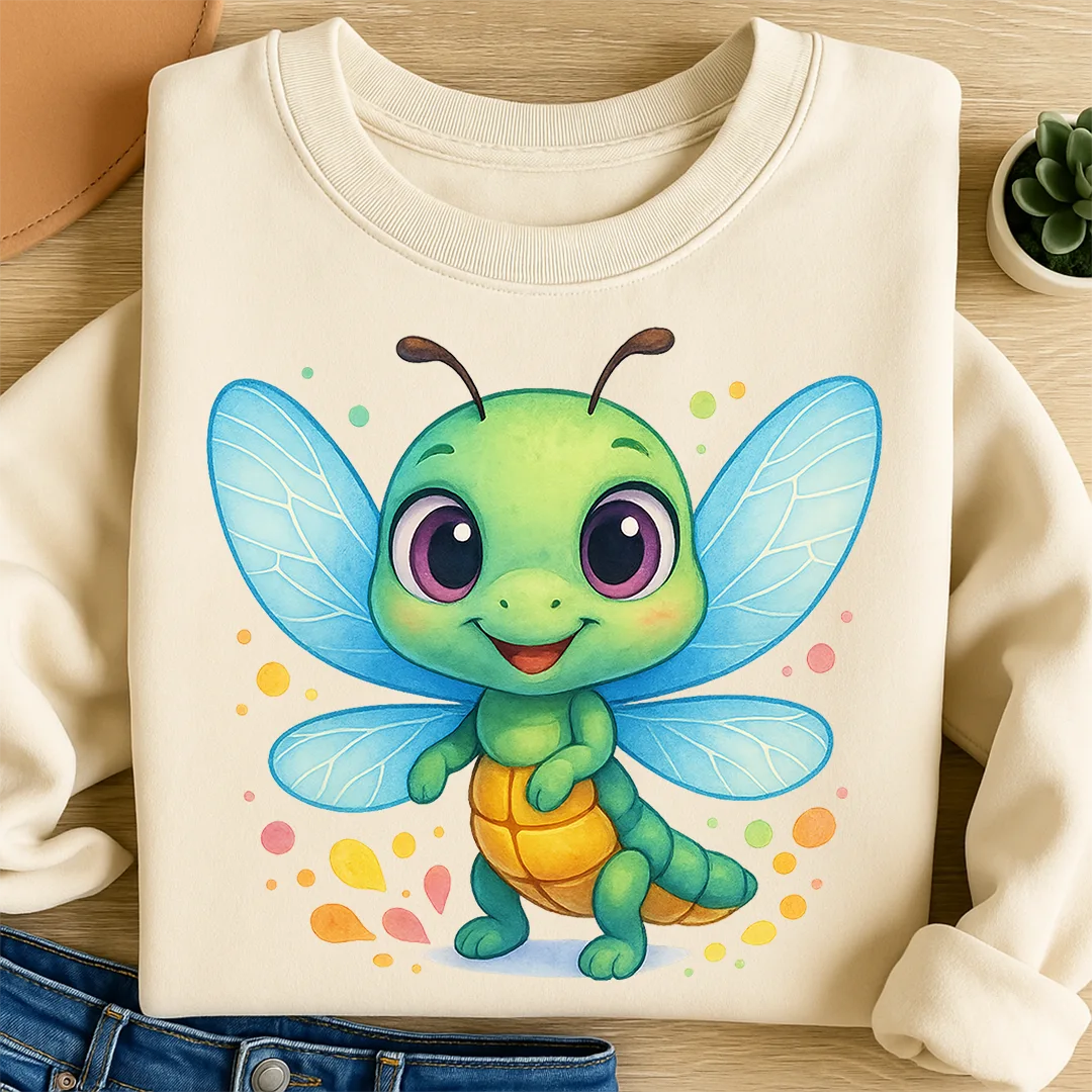 Bügelbild Süße Libelle Bibo