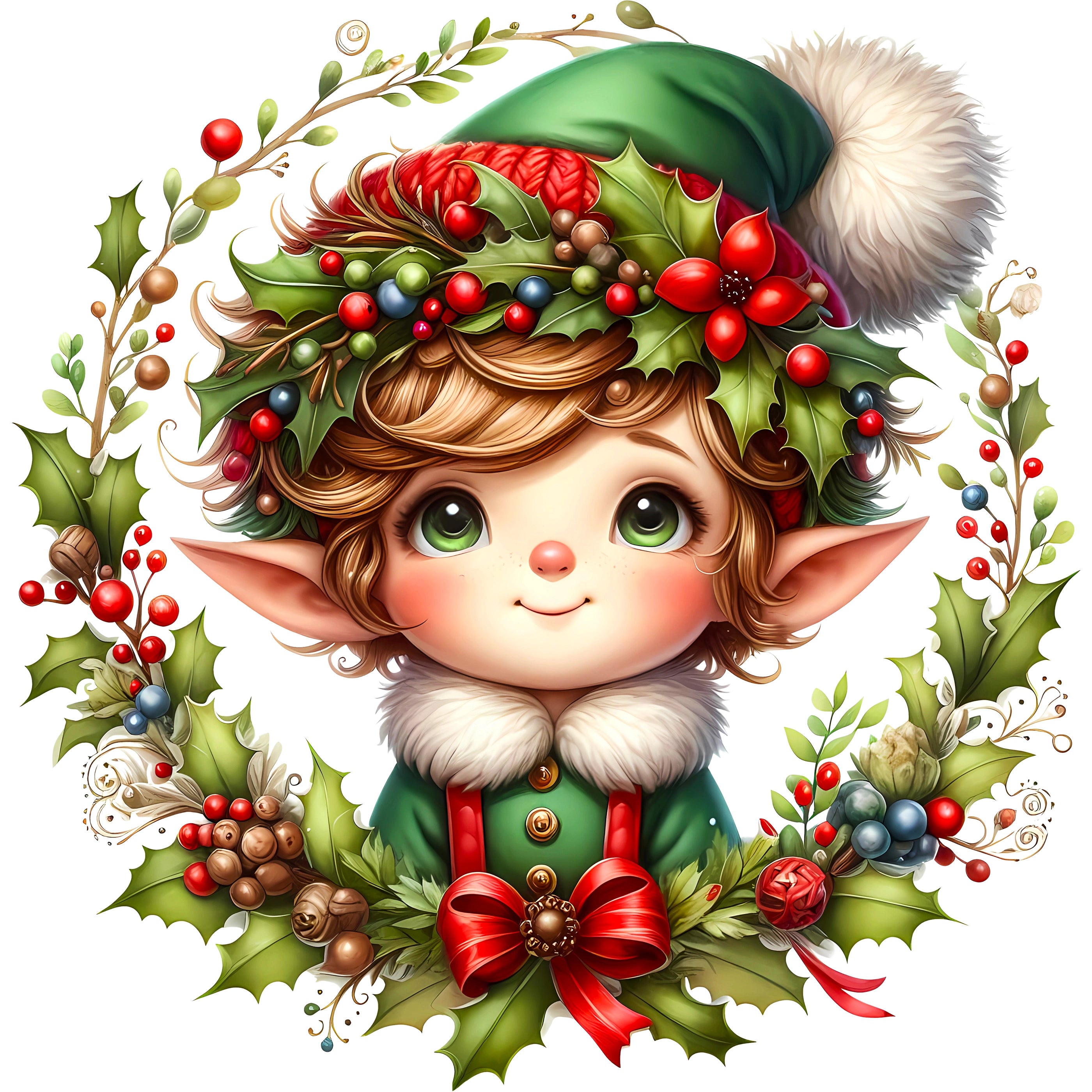 Bügelbild Süßer Elf Schnuckel