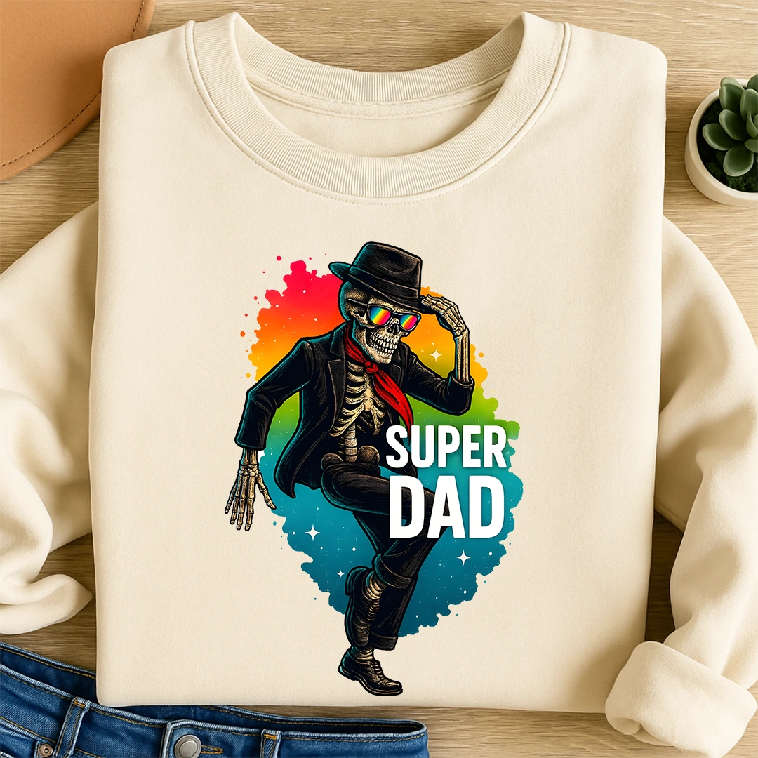 Bügelbild Super Dad