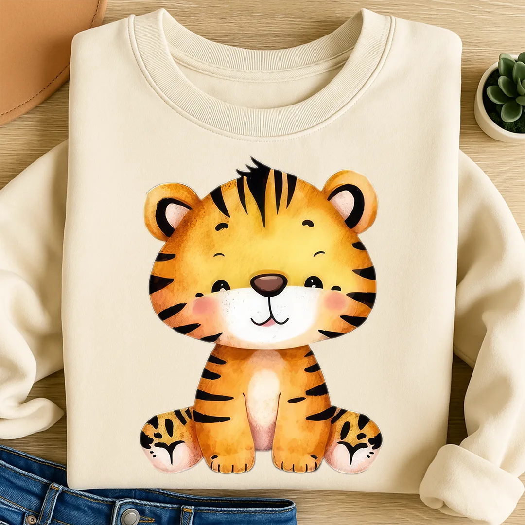 Bügelbild Tiger Baby Tim