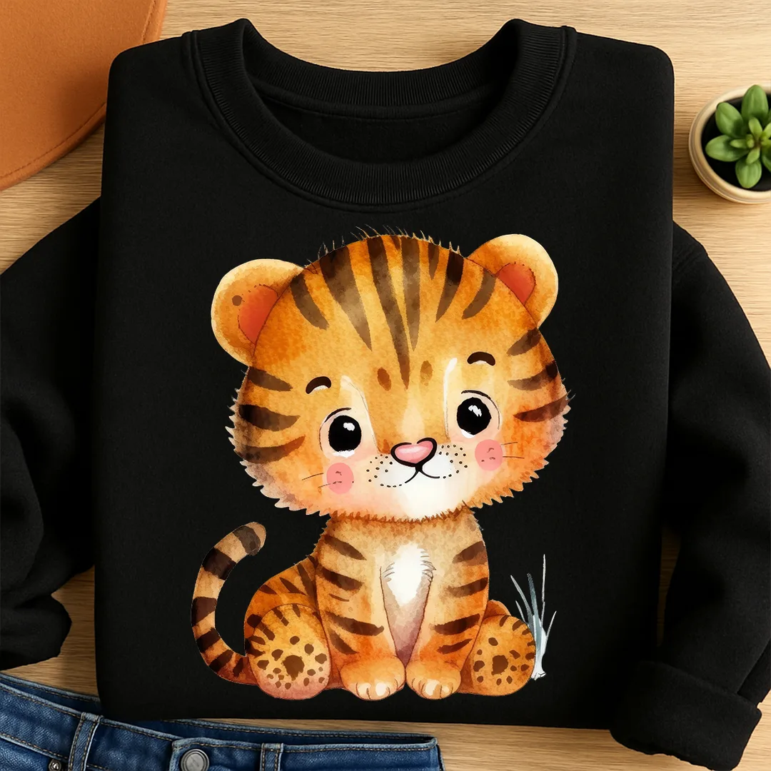 Bügelbild Tiger Baby Tom