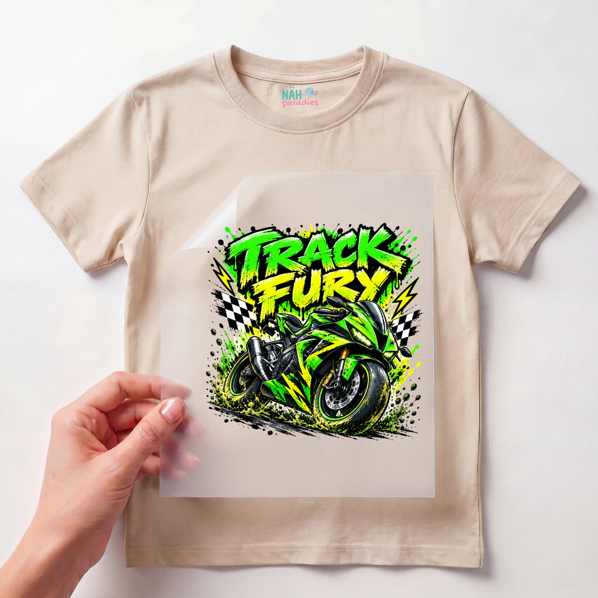 Bügelbild Track Fury