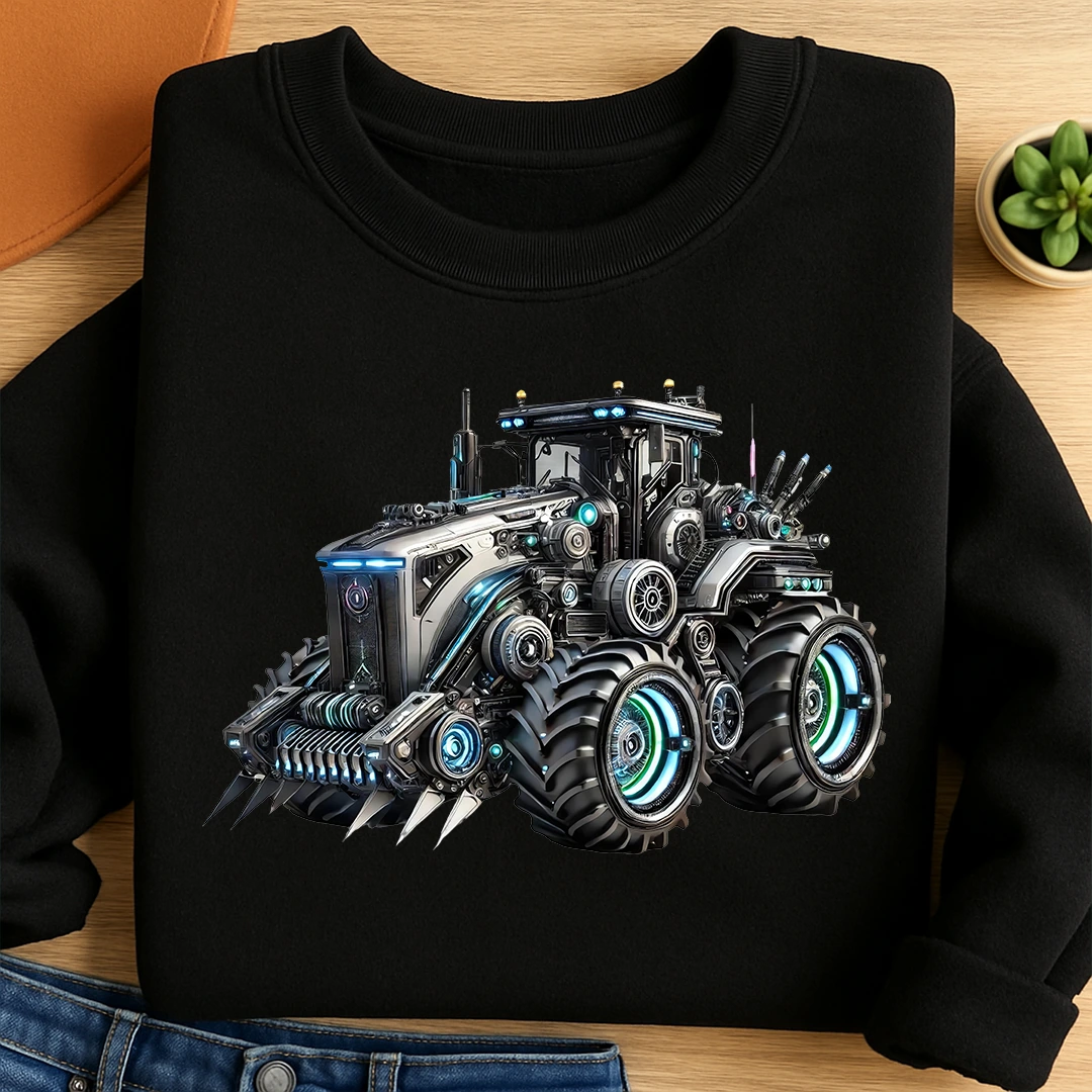 Bügelbild Traktor der Zukunft