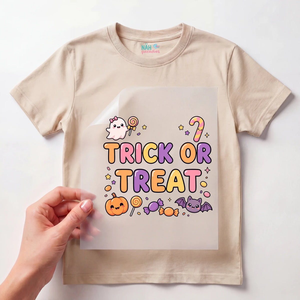 Bügelbild Trick Or Treat Bunt