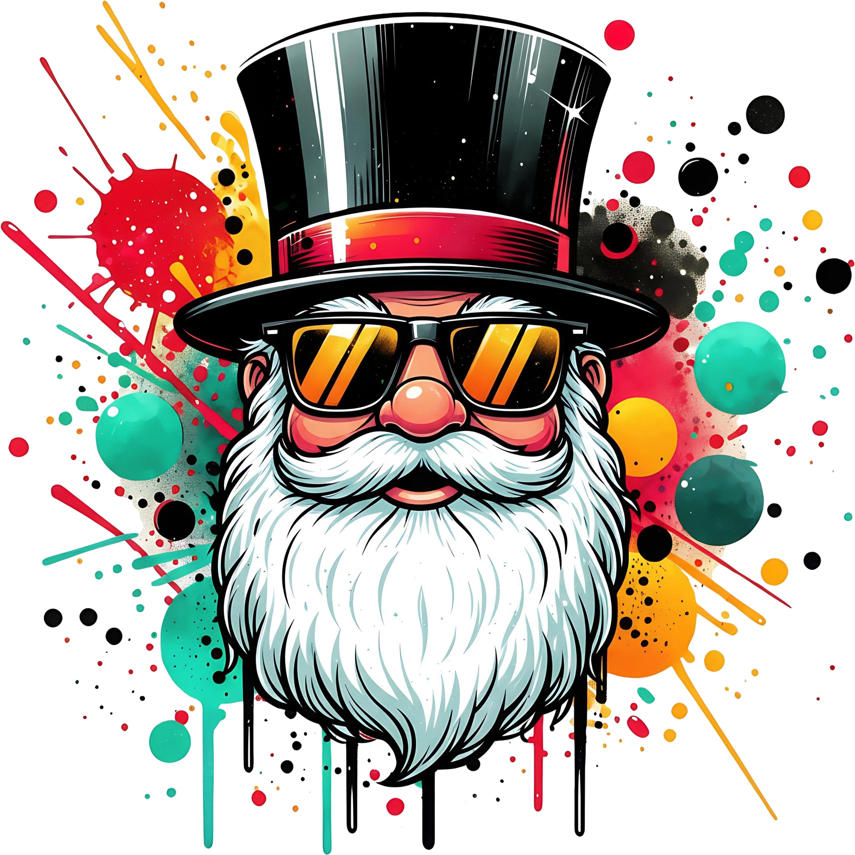 Bügelbild Urban Weihnachtsmann