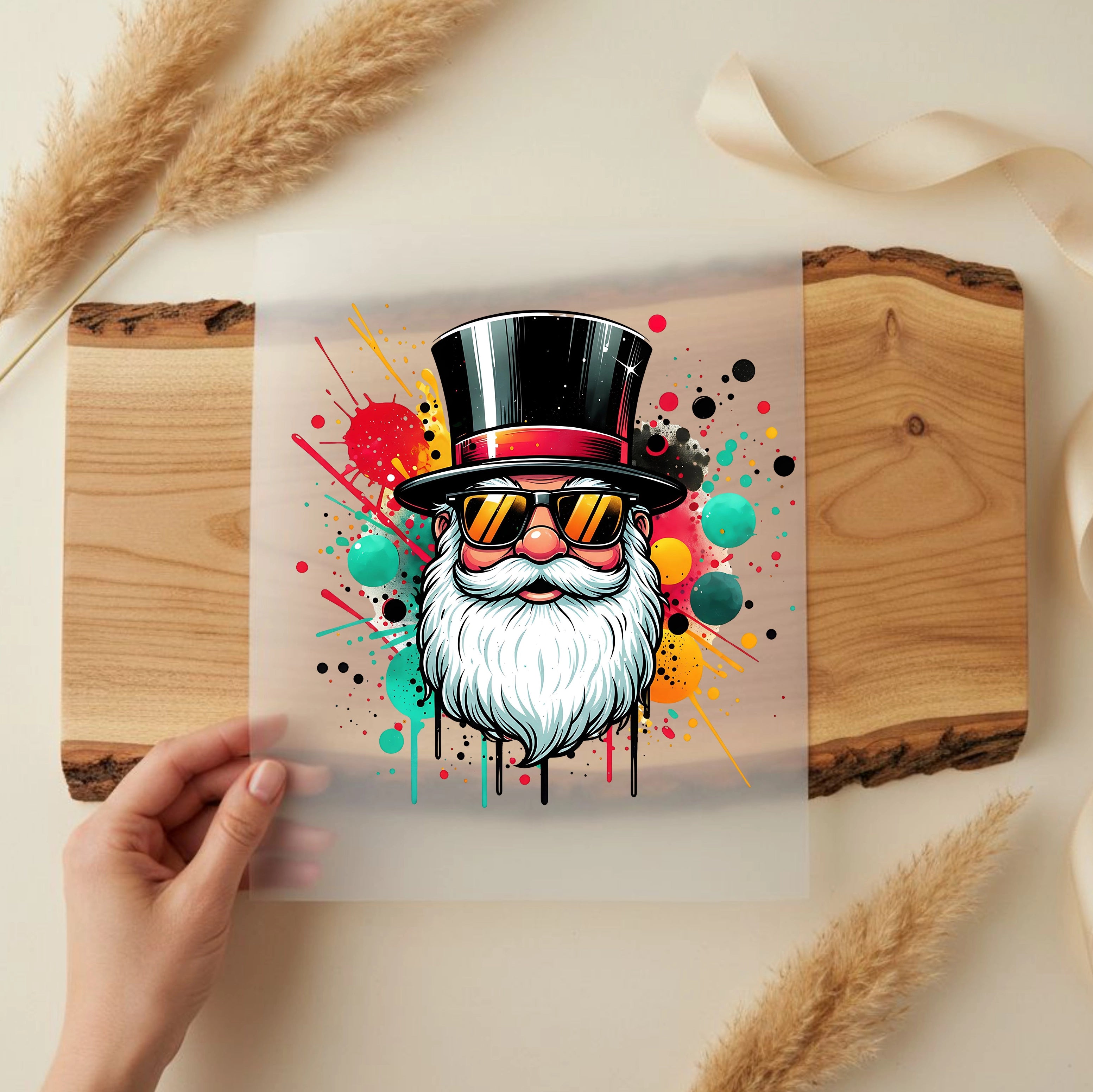 Bügelbild Urban Weihnachtsmann