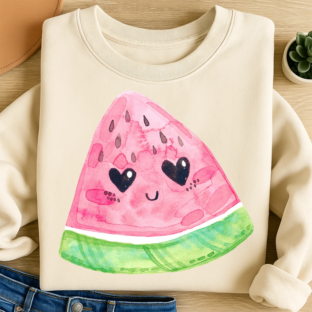Bügelbild Verliebte Wassermelone