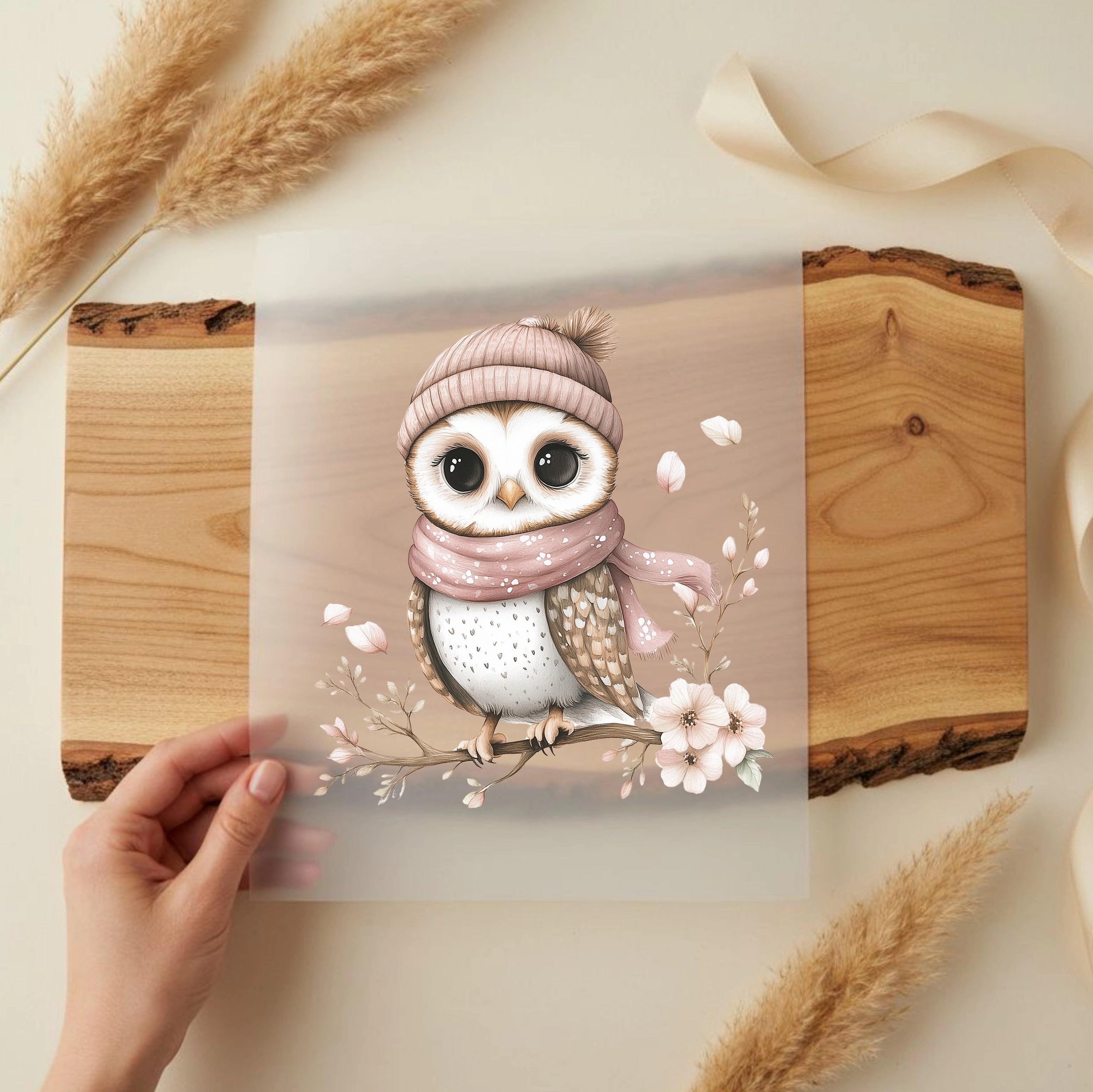 Bügelbild Waldtierchen Eule Mathilda