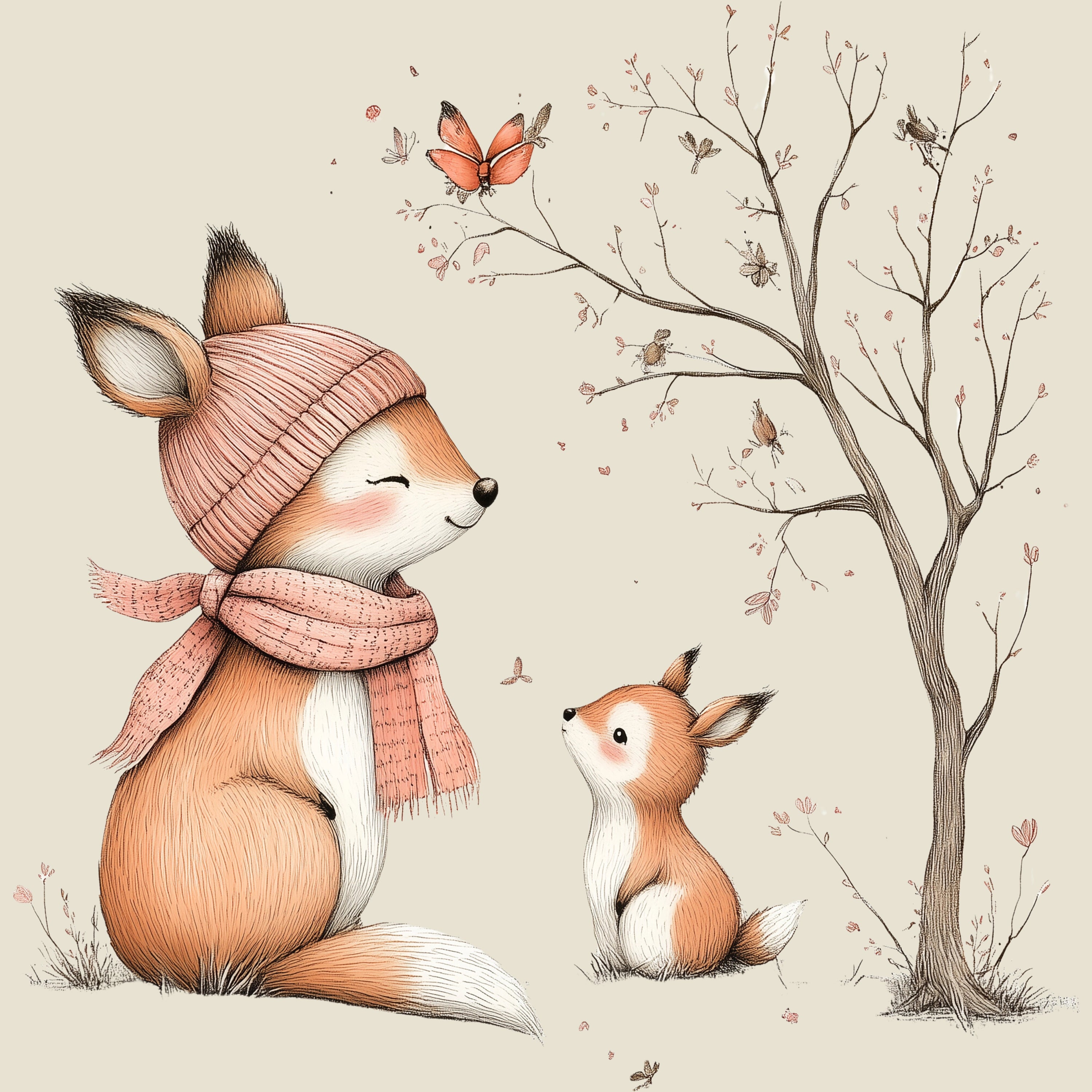 Bügelbild Waldtierchen Fuchs Jakob