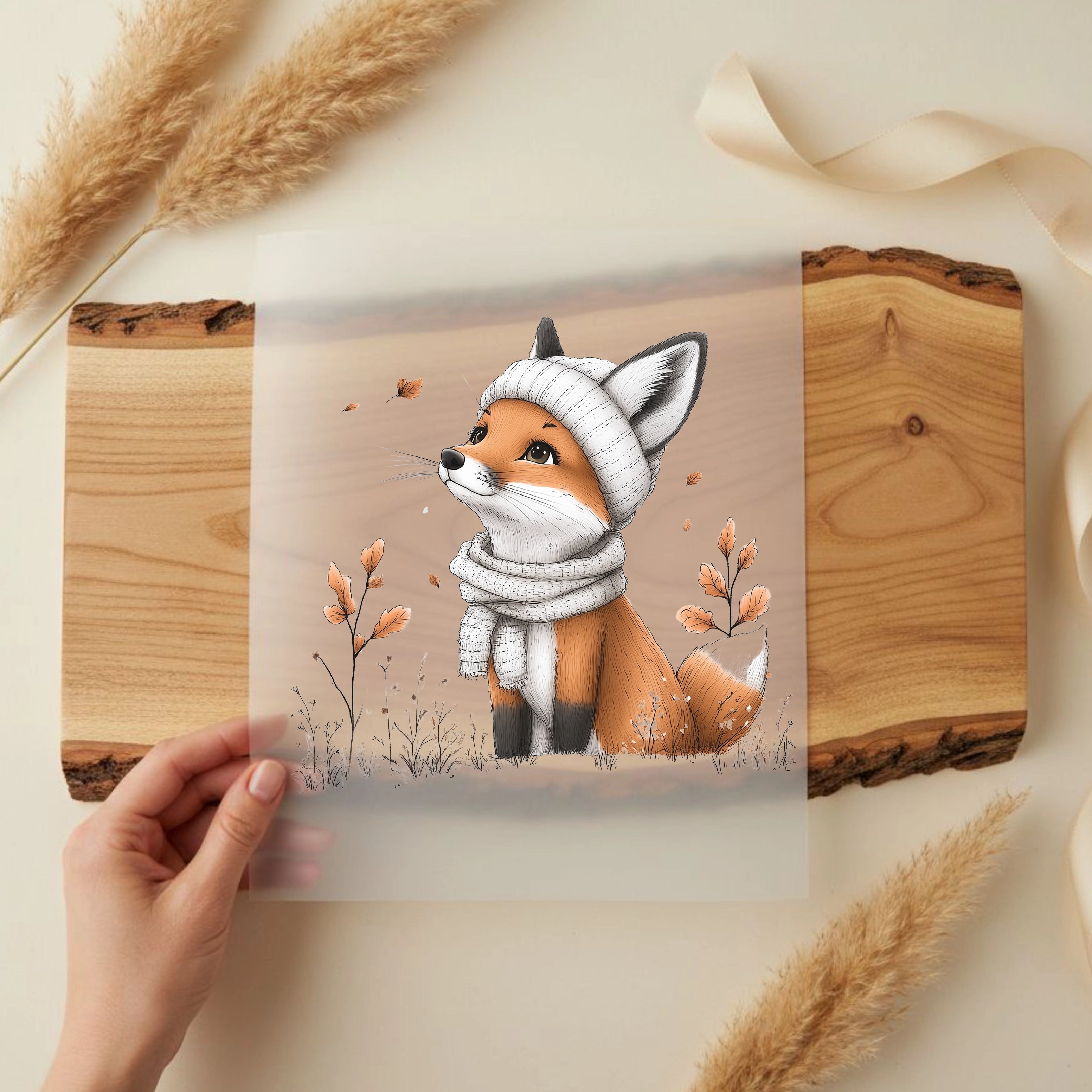 Bügelbild Waldtierchen Fuchs Linus