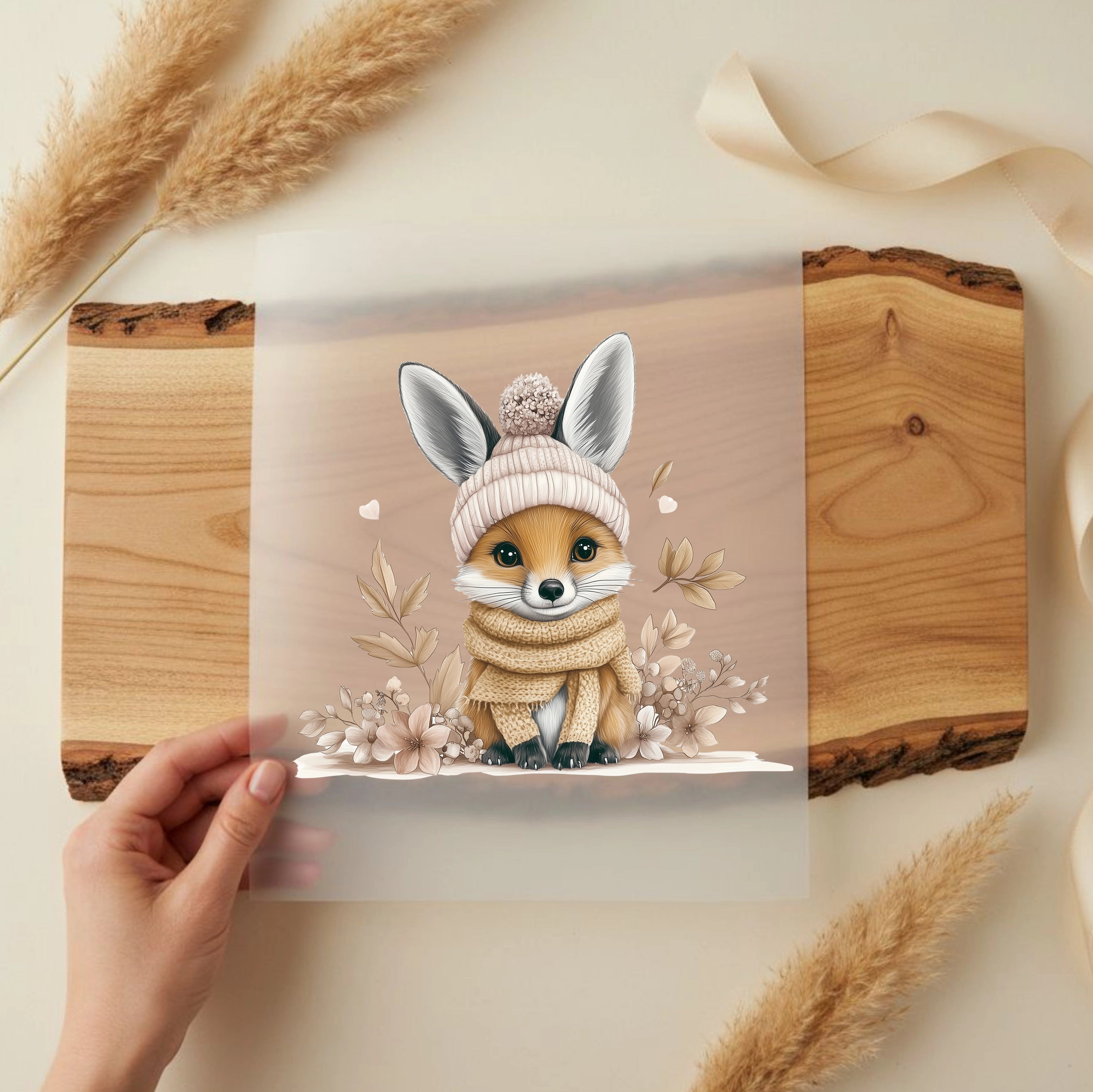 Bügelbild Waldtierchen Fuchs Mila