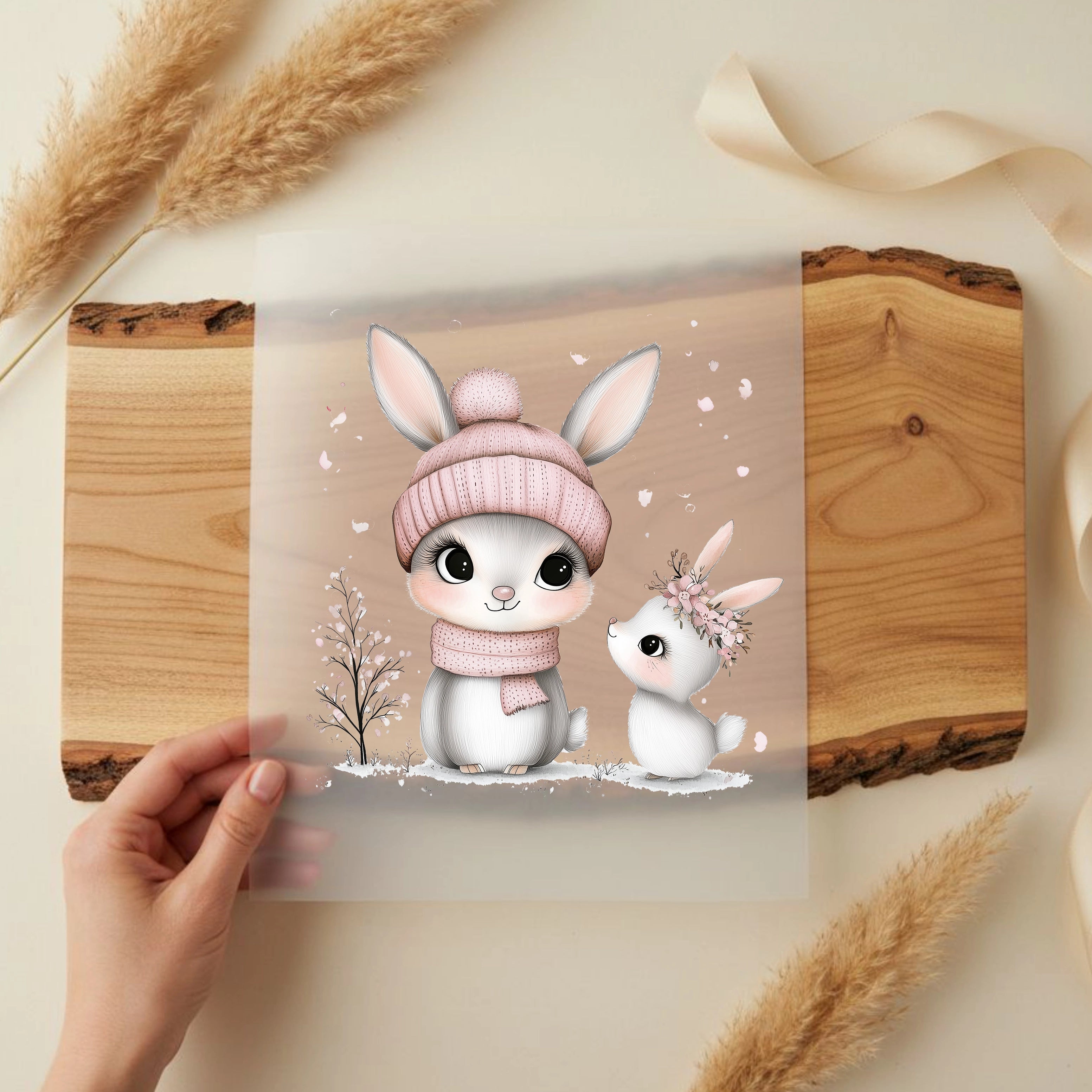 Bügelbild Waldtierchen Hase Leni