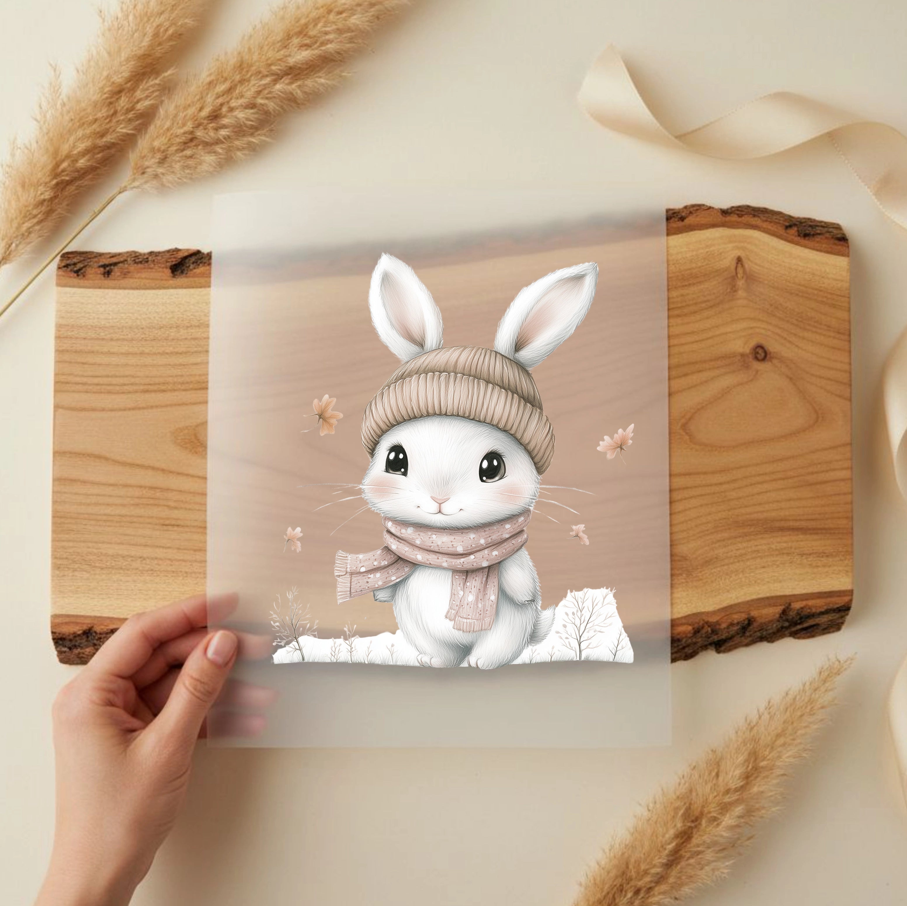 Bügelbild Waldtierchen Hase Paul