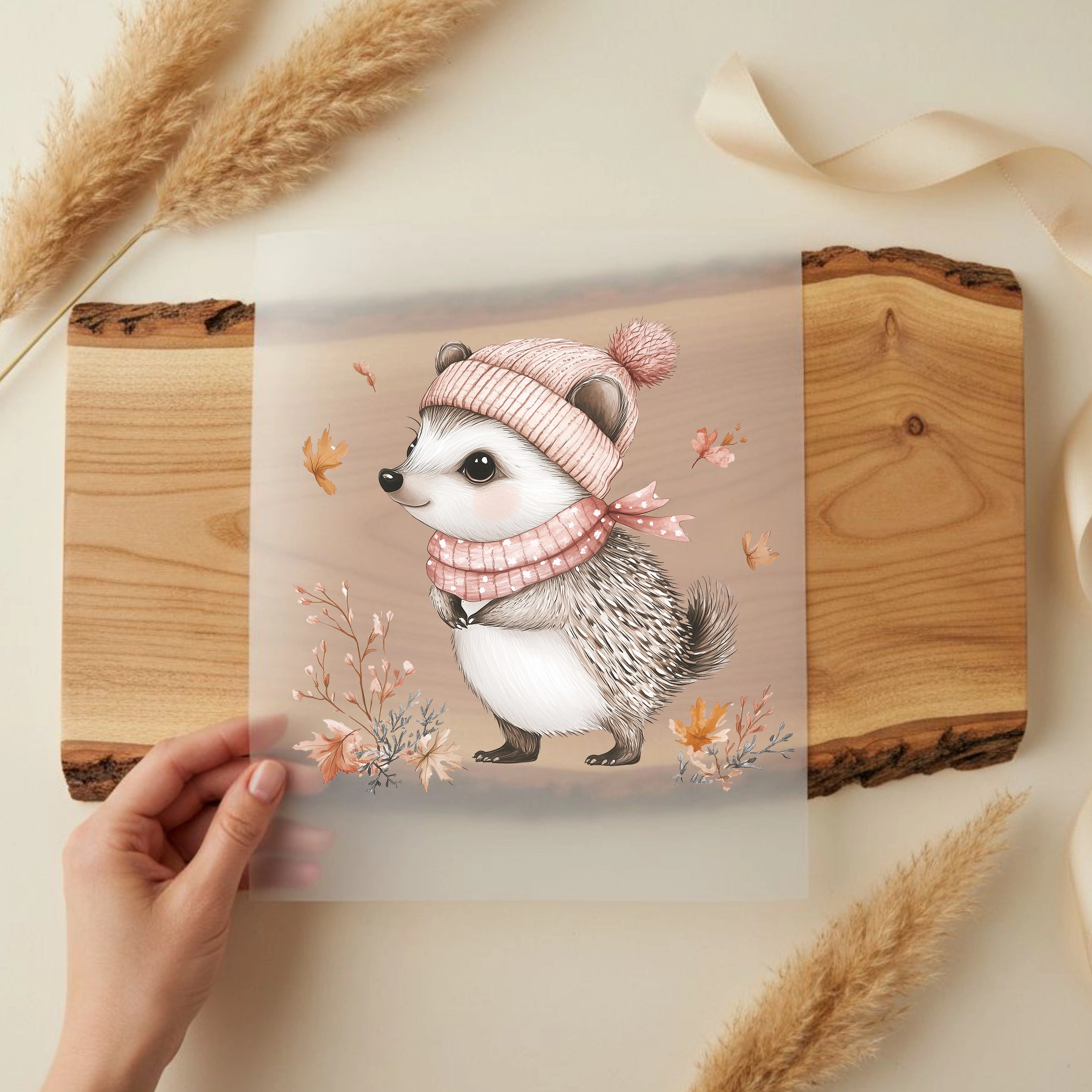 Bügelbild Waldtierchen Igel Pepe