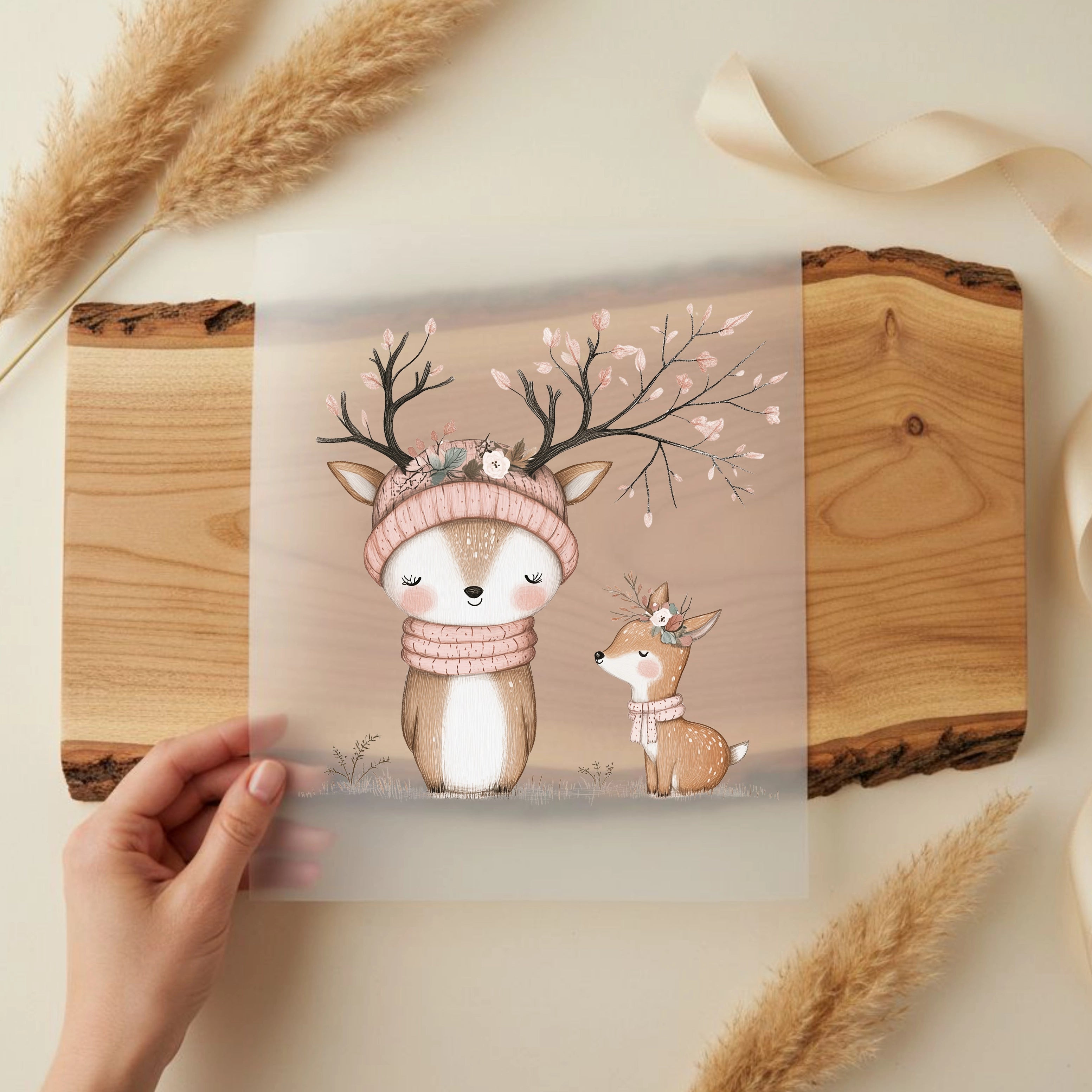 Bügelbild Waldtierchen Reh Frieda