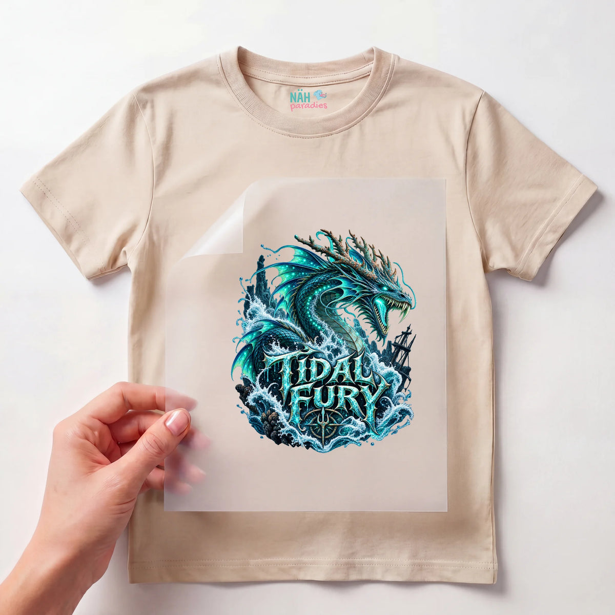 Bügelbild Wasserdrache Tidal Fury